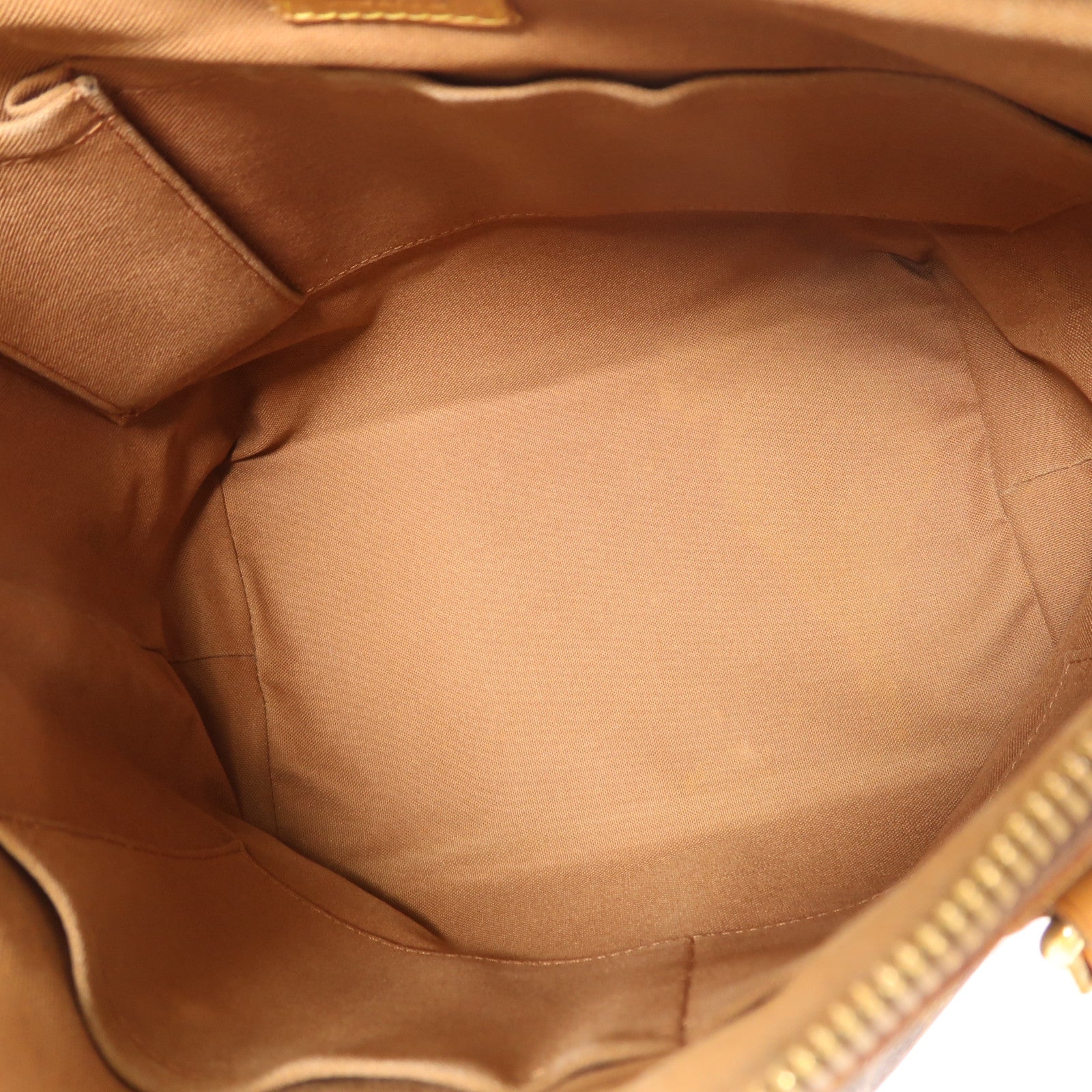 LOUIS VUITTON Monogram Palermo PM金扣手挽肩背兩用袋棕色
