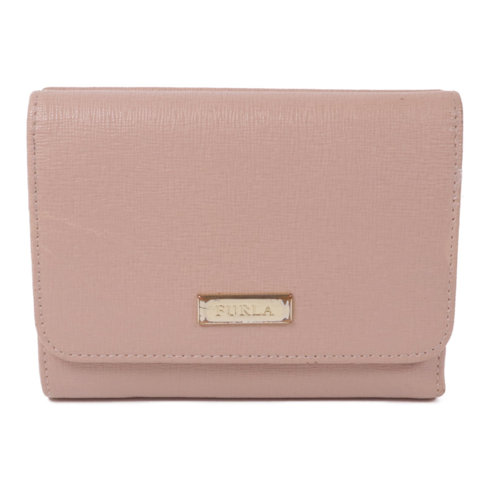 Furla 【激減優惠】牛皮皮革Wallet金扣錢包