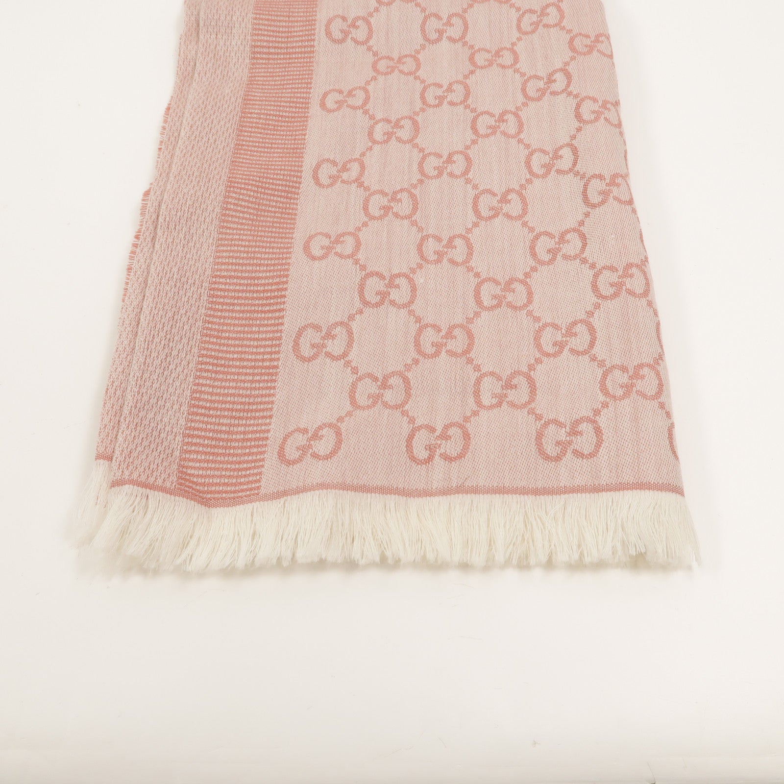 GUCCI 羊毛/絲質Scarf 70X195cm圍巾