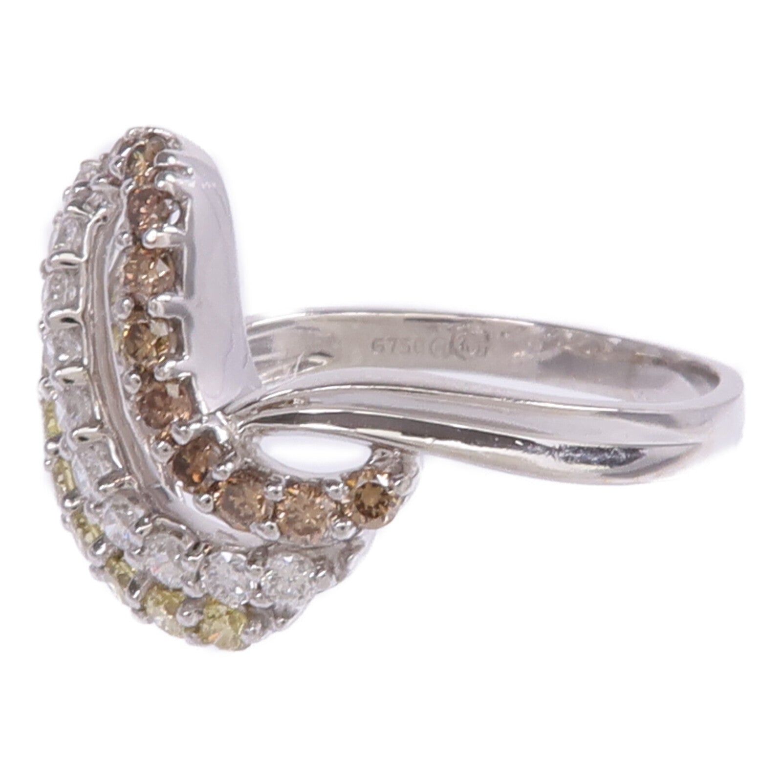 JEWELRY 【激減優惠】18K白金Diamond Ring鑽石戒指US#6.25