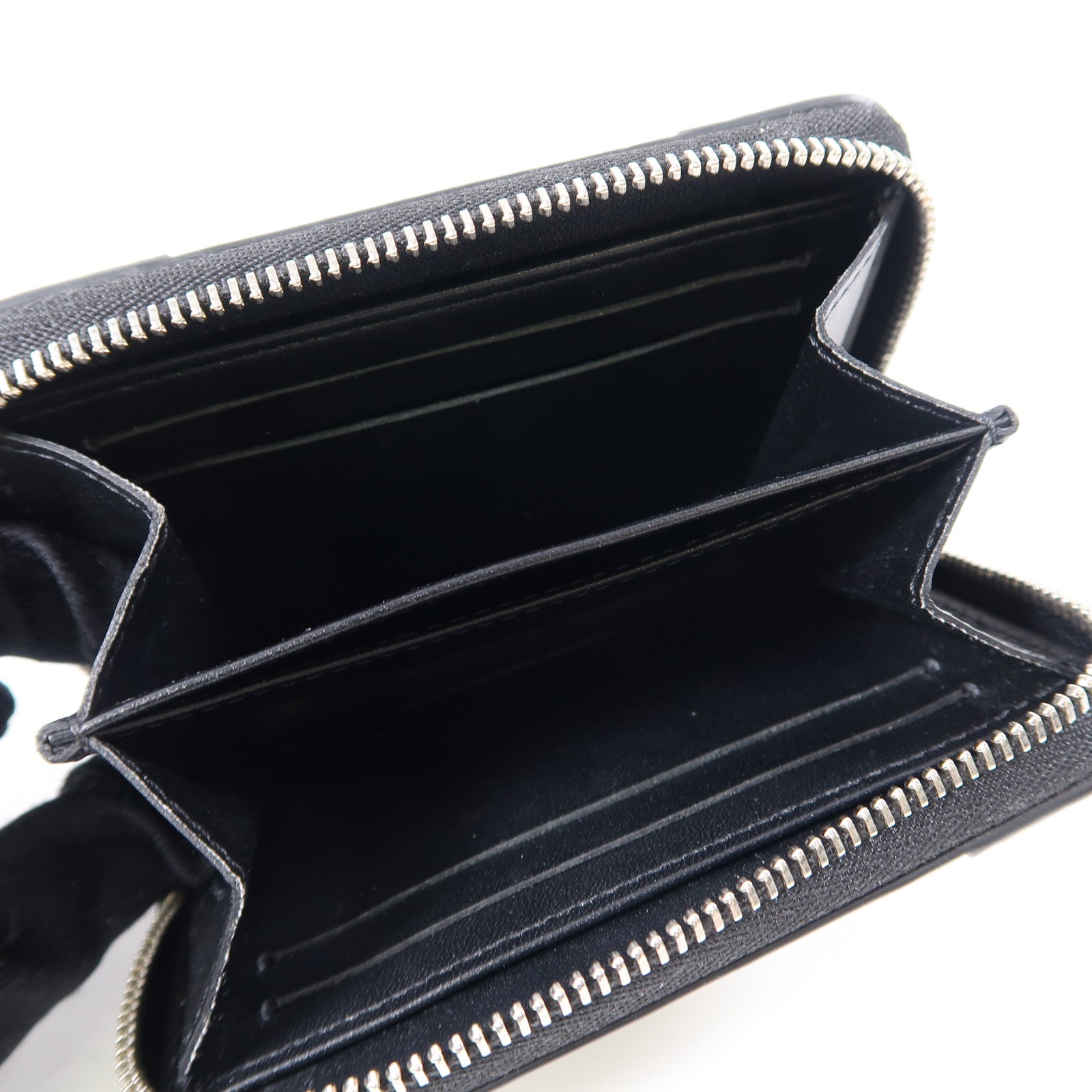 LOUIS VUITTON Vernis Coin/Card Case銀扣卡片套/鎖匙包黑色