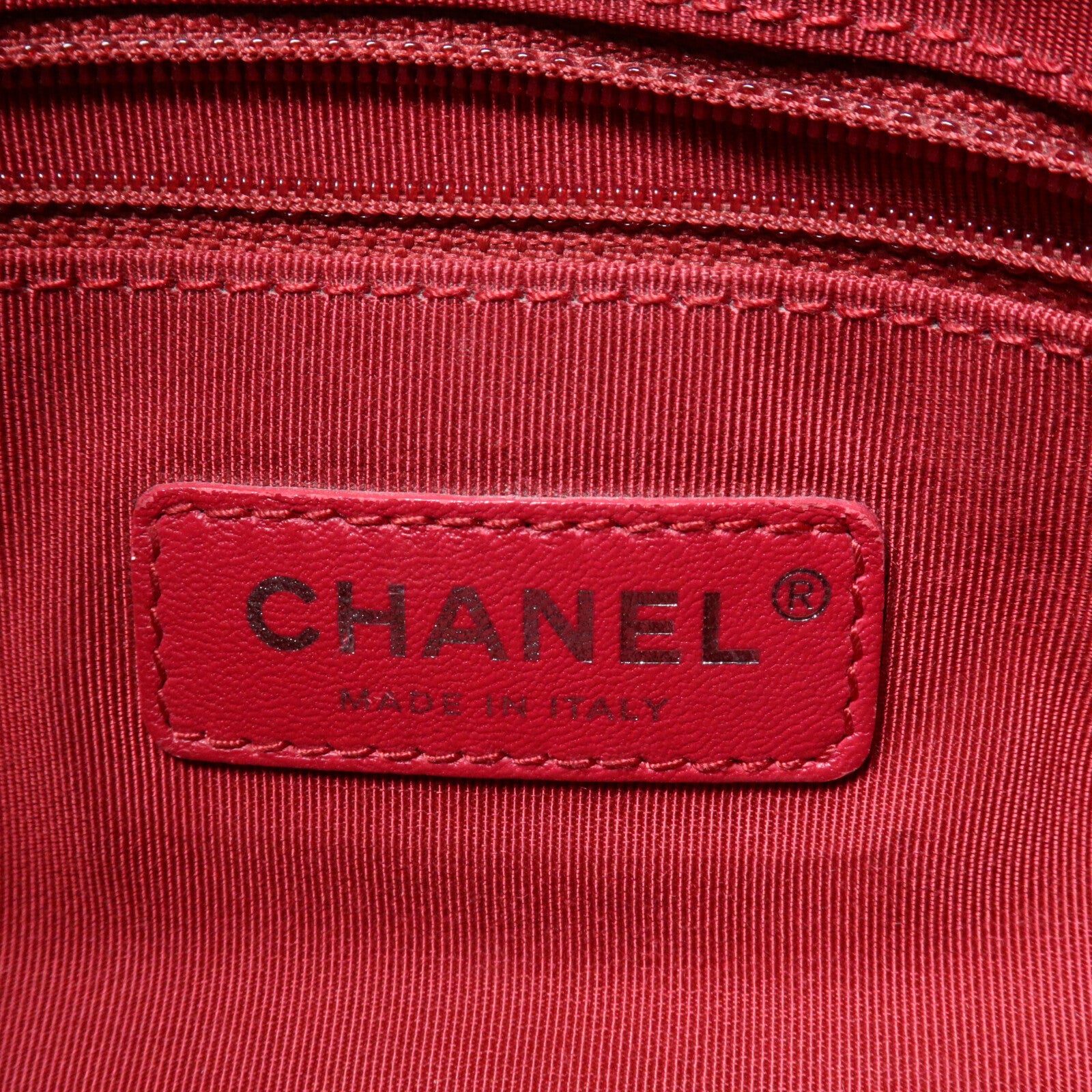 CHANEL 牛皮皮革Gabrielle Shopping Tote鏈帶手挽肩背兩用袋