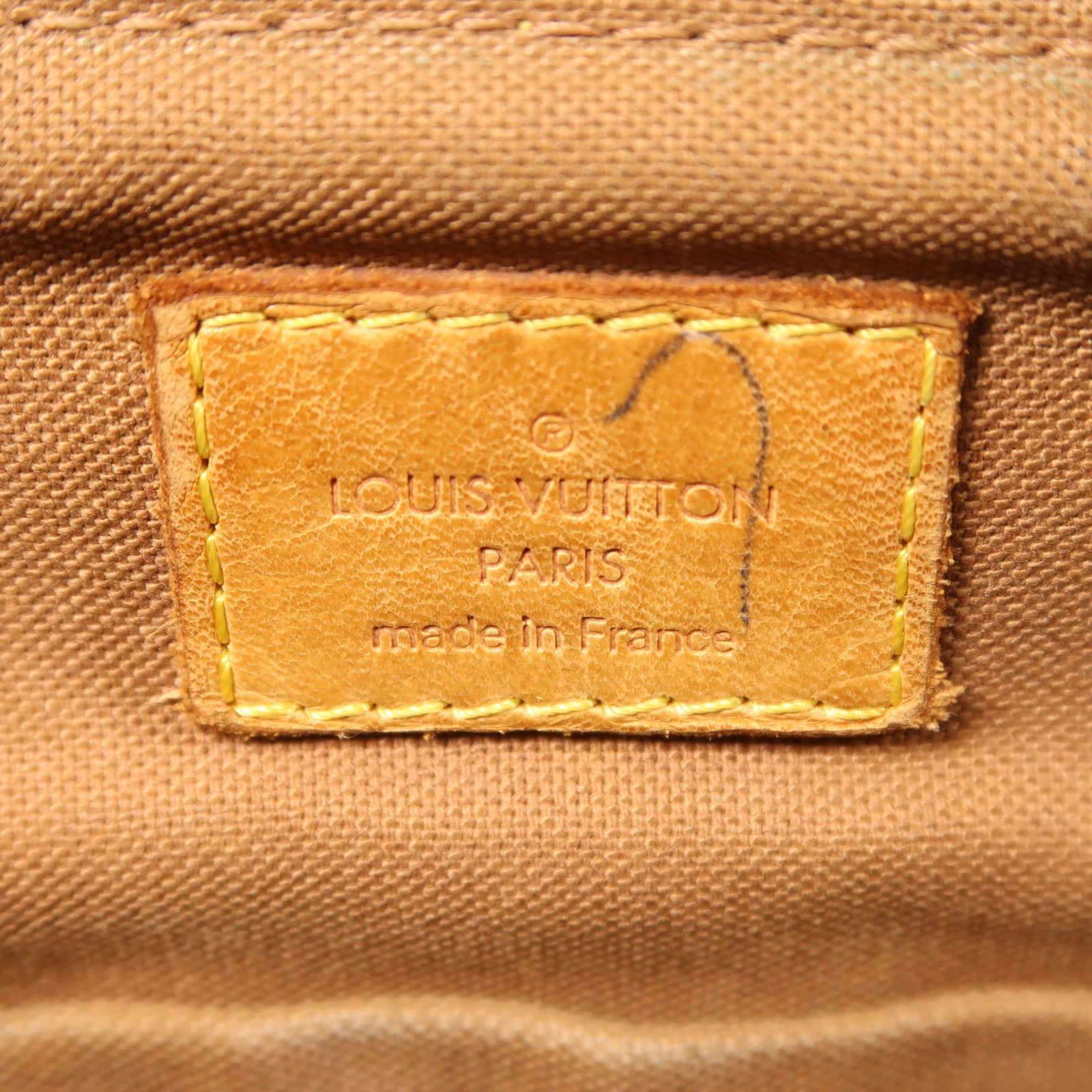 LOUIS VUITTON Monogram Palermo PM金扣手挽肩背兩用袋棕色