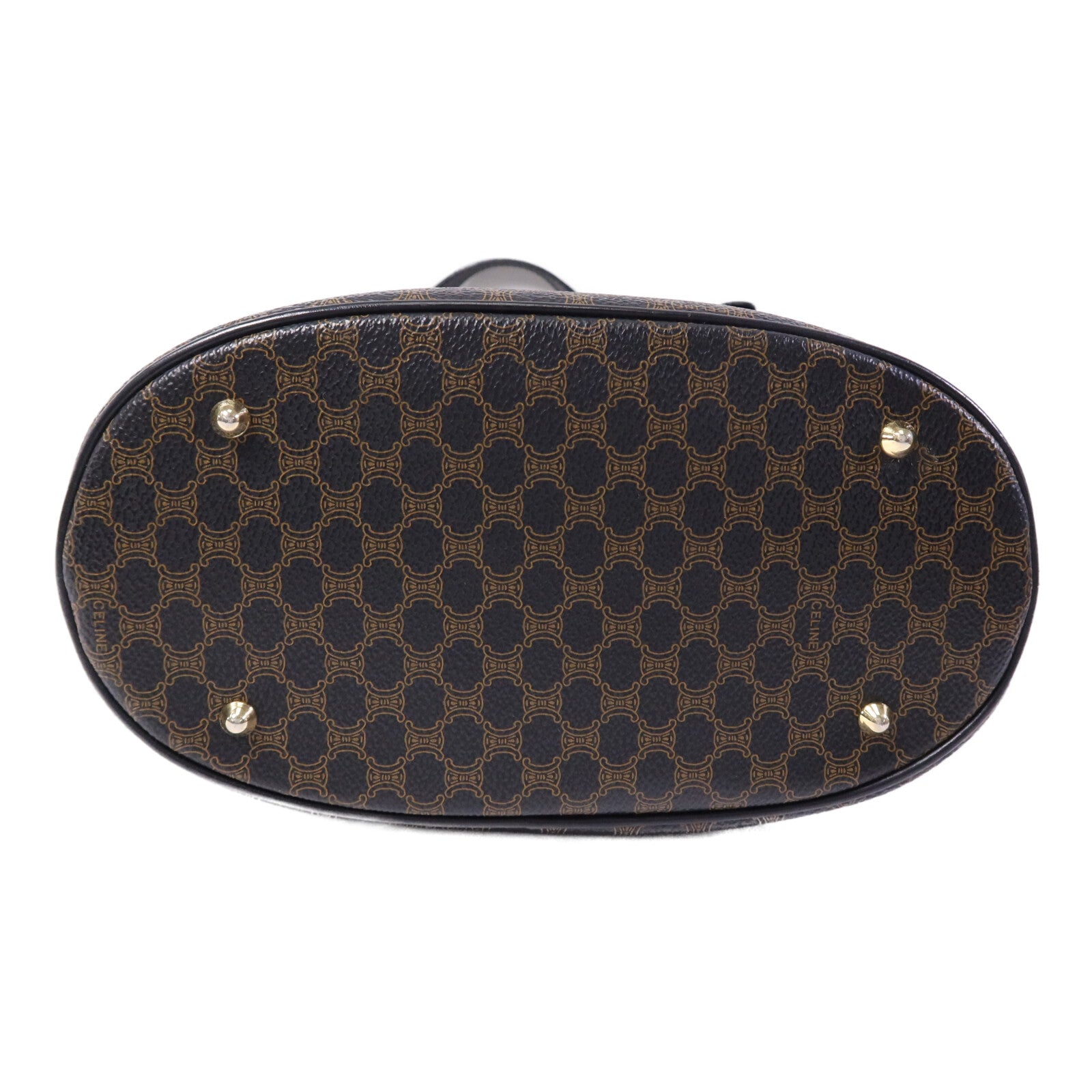CELINE 牛皮皮革Tote Bag金扣手挽袋