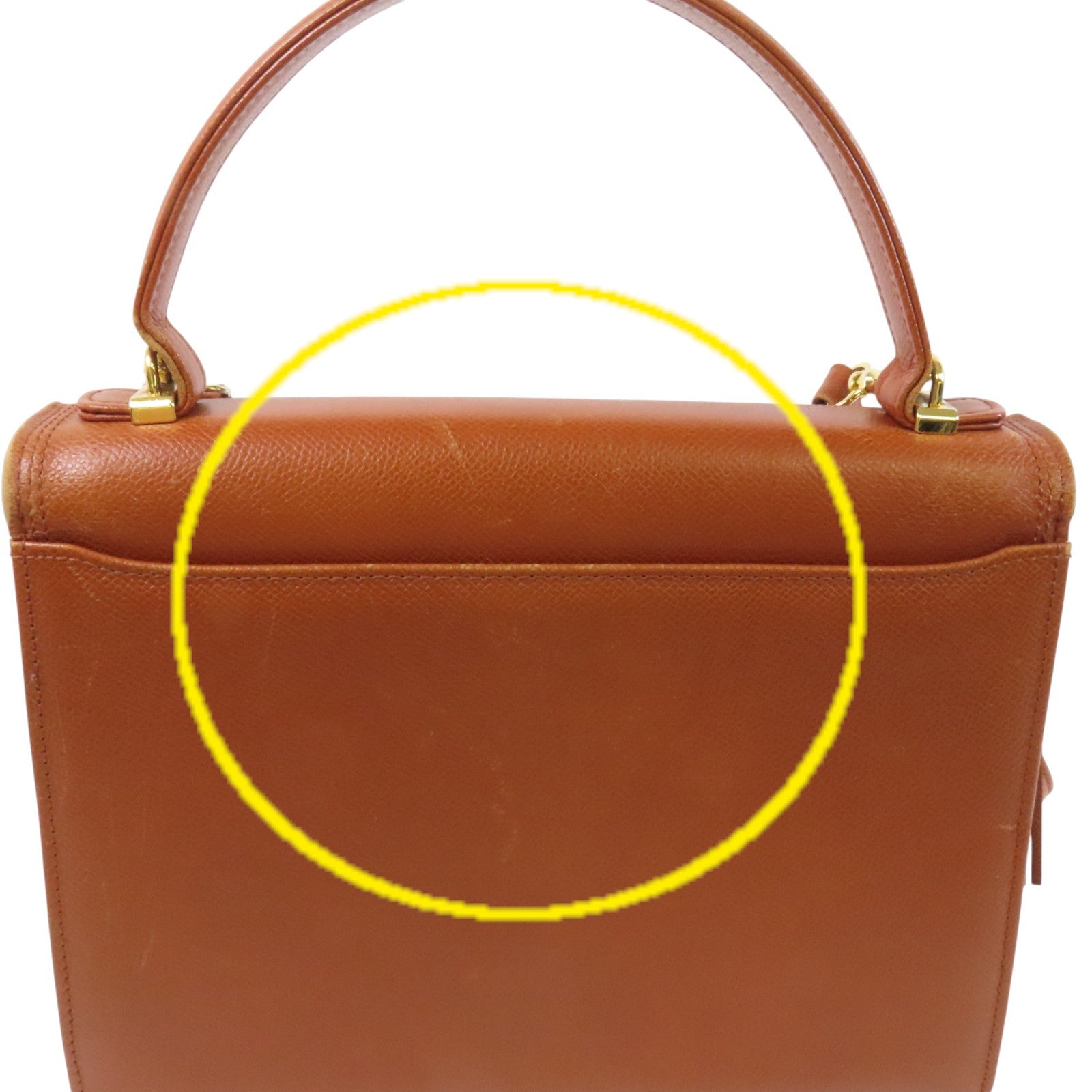 Valentino 【激減優惠】牛皮皮革2Way Shoulder Bag金扣手挽肩背兩用袋