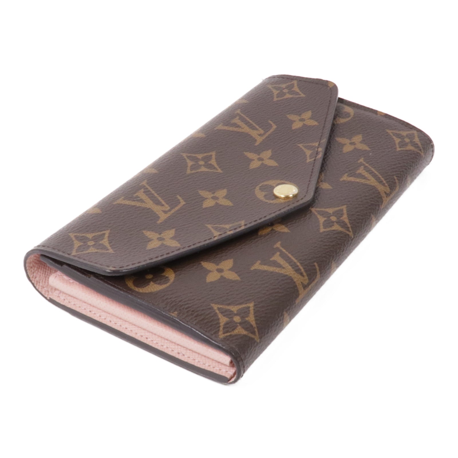 LOUIS VUITTON Monogram Portefeuille Sarah金扣長錢包