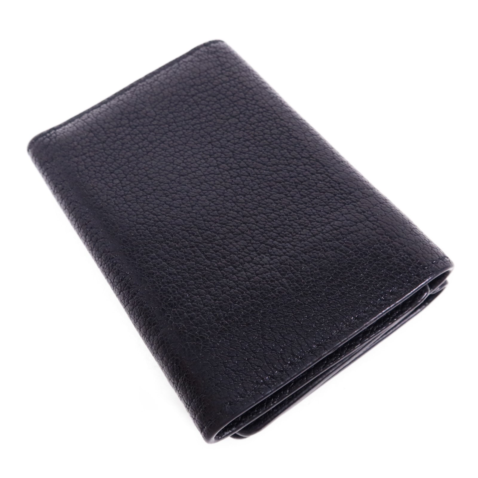 BALENCIAGA 牛皮皮革Trifold Wallet金扣錢包