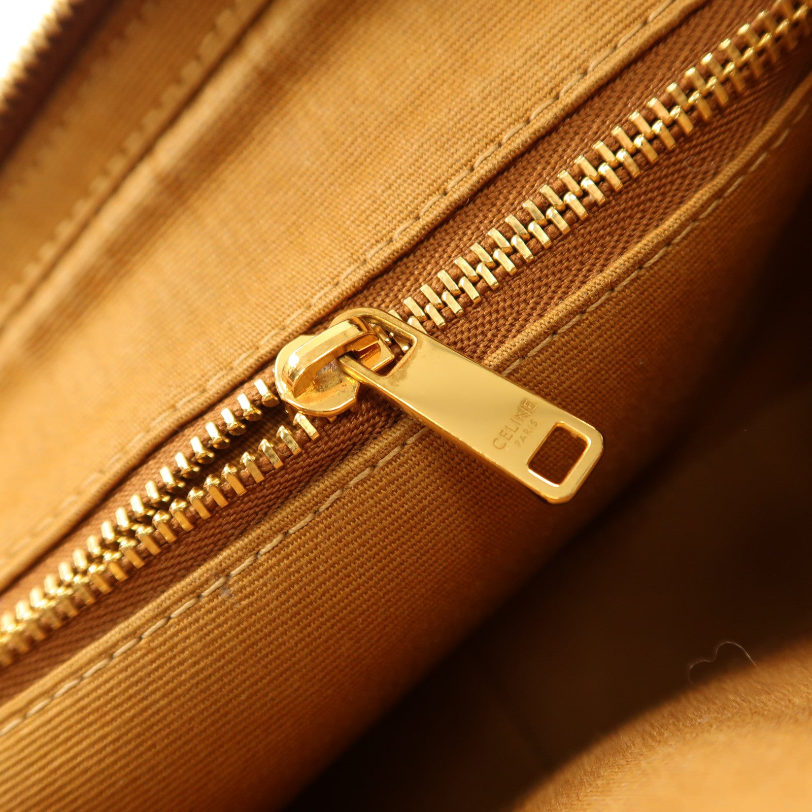 CELINE 塗層帆布Small Patapans金扣鏈帶肩背袋