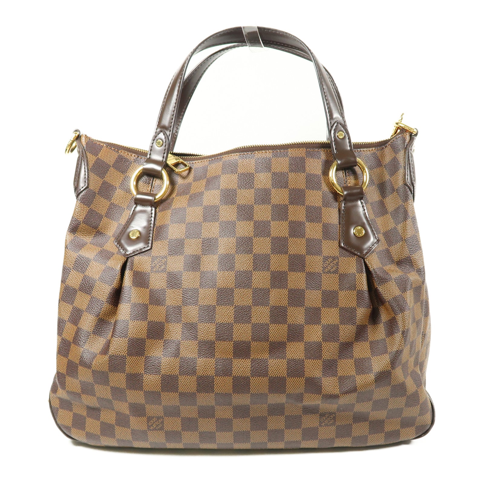 LOUIS VUITTON LV GHW Evora MM 2 Way Shoulder Handbag N41131 Damier Brown