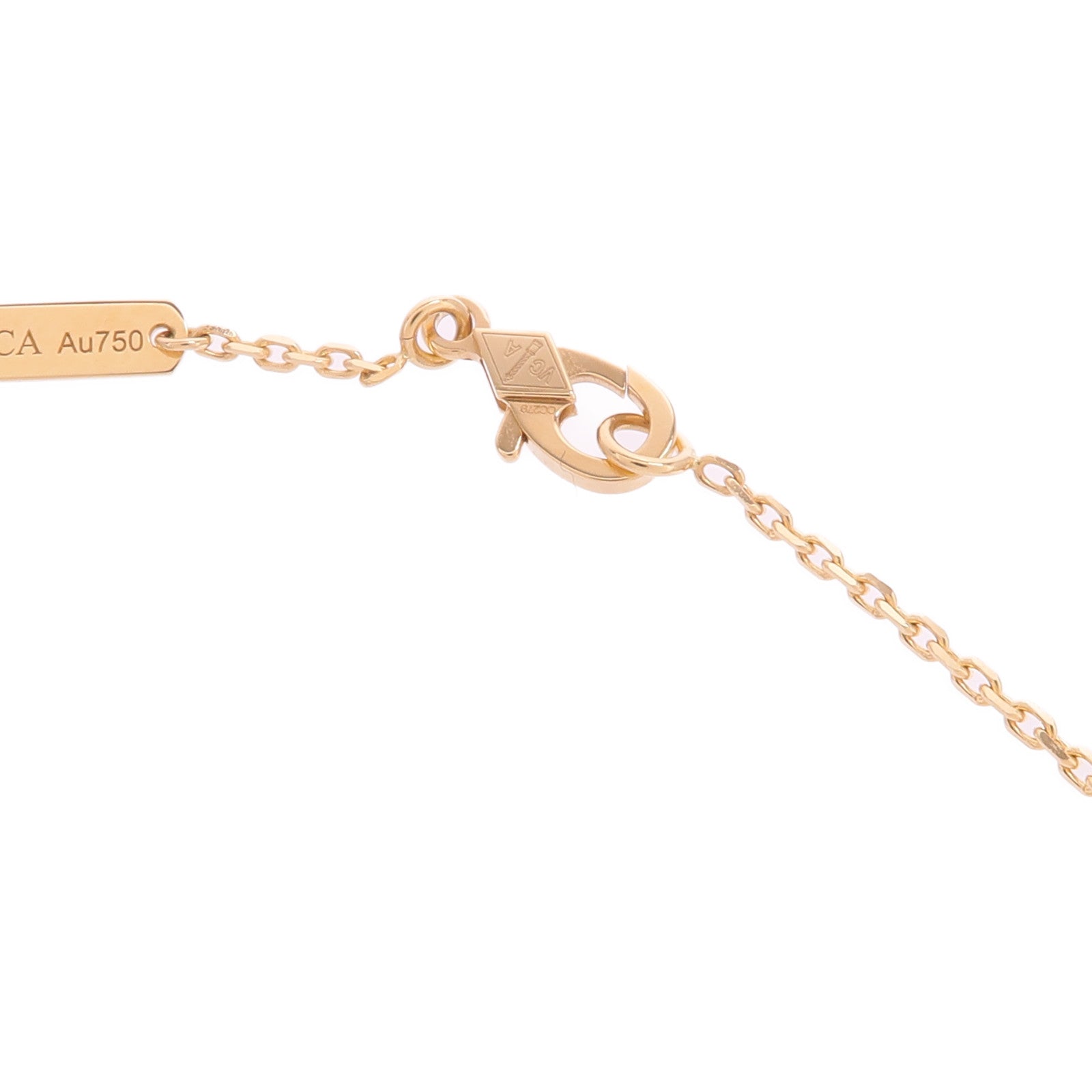 Van Cleef & Arpels 18K玫瑰金Vintage Alhambra項鍊