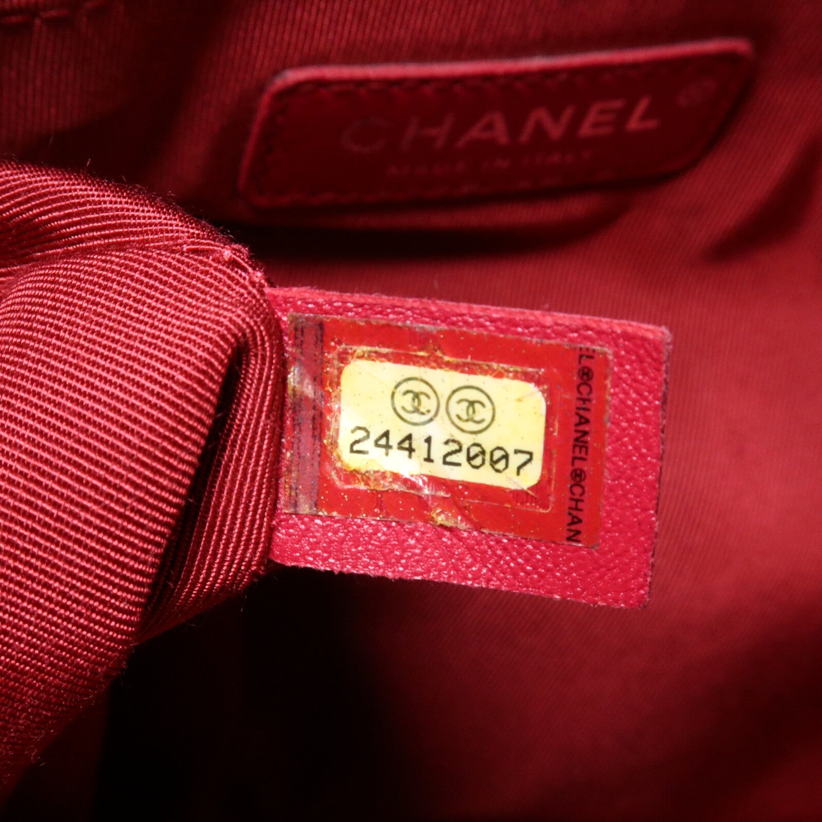 CHANEL 牛皮皮革Gabrielle Shopping Tote鏈帶手挽肩背兩用袋