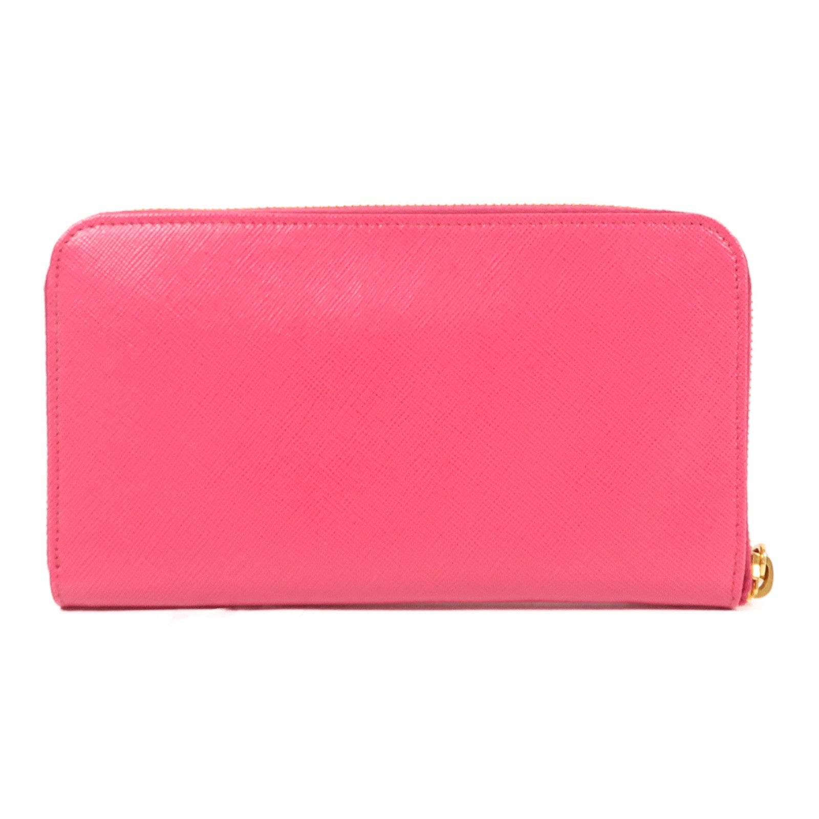 PRADA 牛皮皮革Long Wallet金扣長錢包