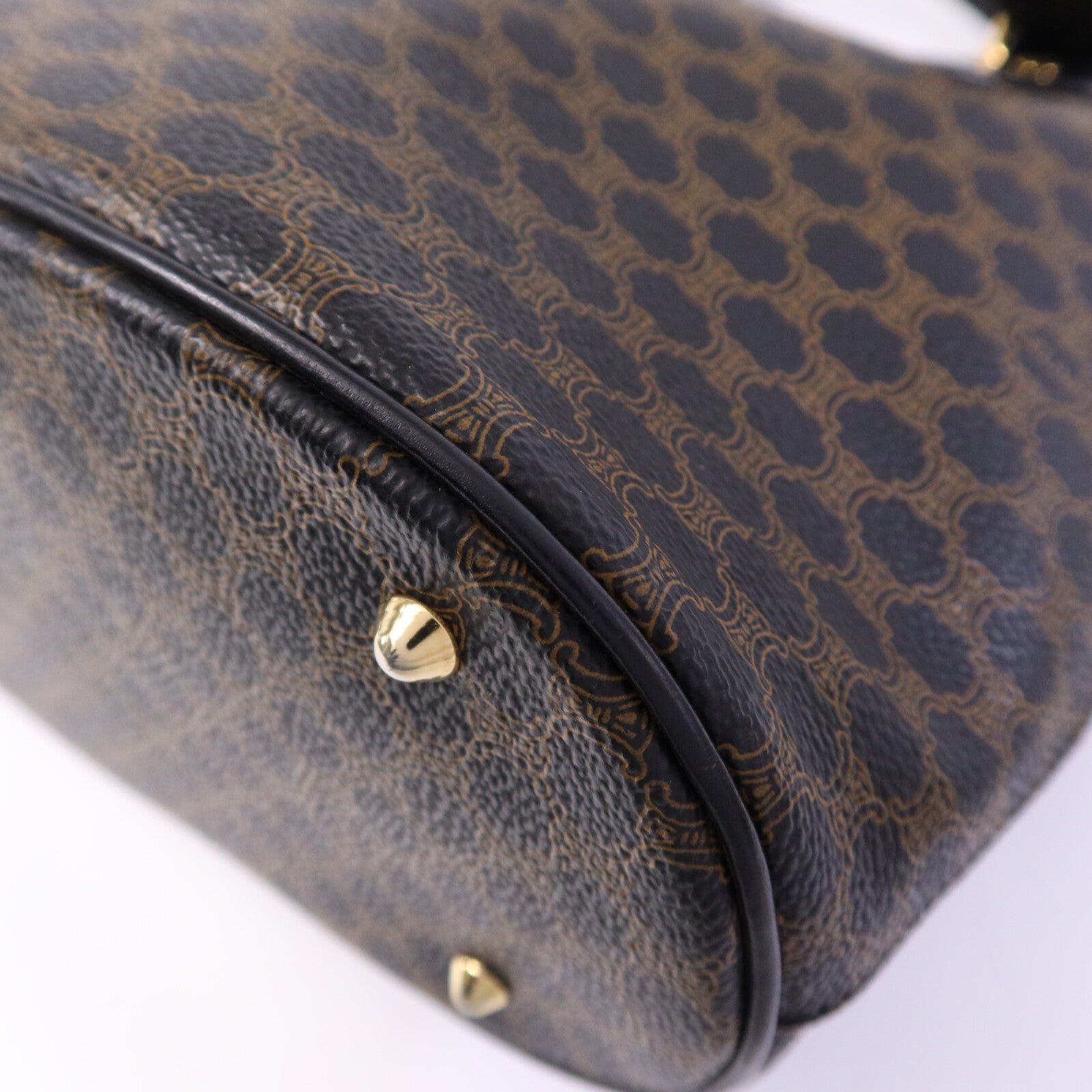 CELINE 牛皮皮革Tote Bag金扣手挽袋