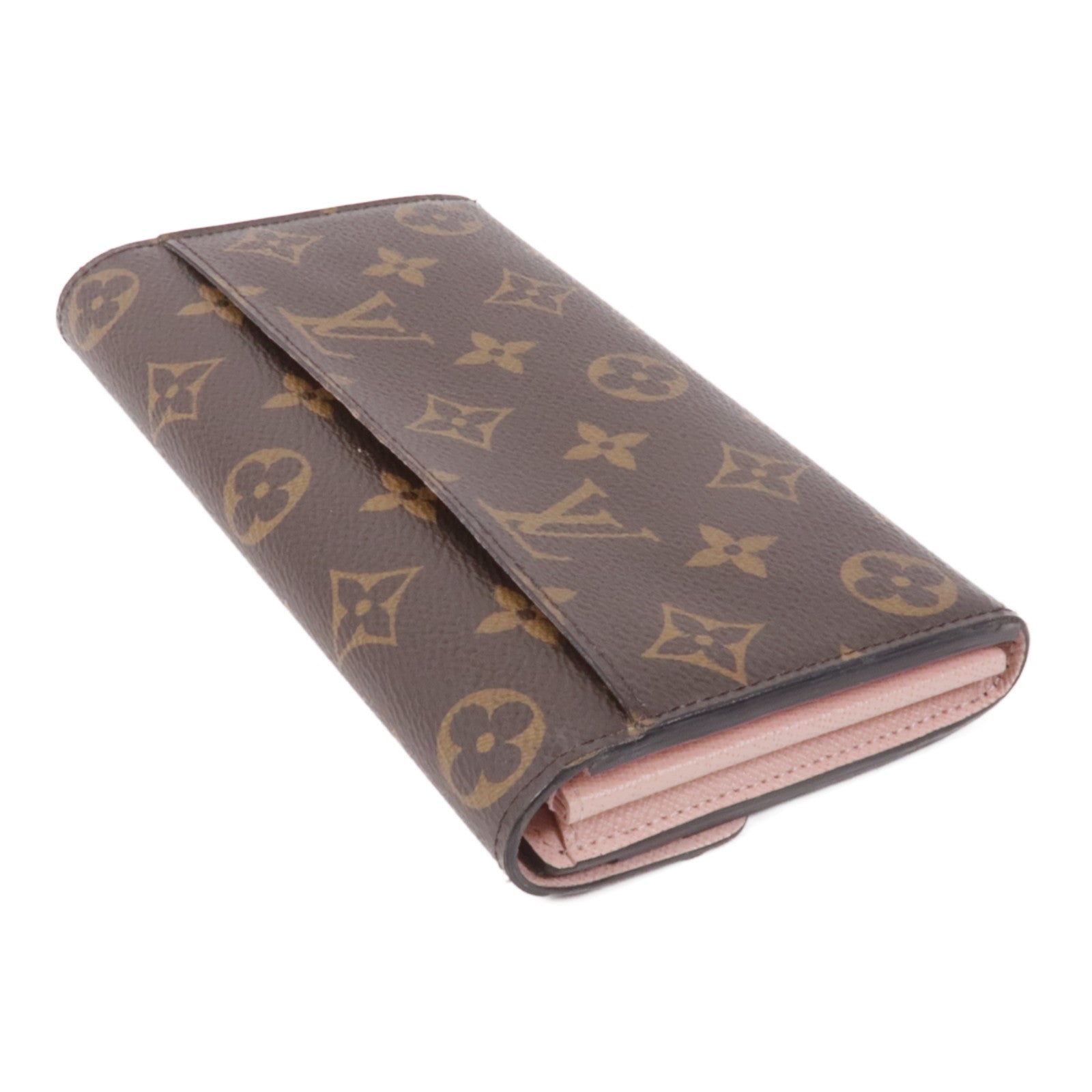 LOUIS VUITTON Monogram Portefeuille Sarah金扣長錢包