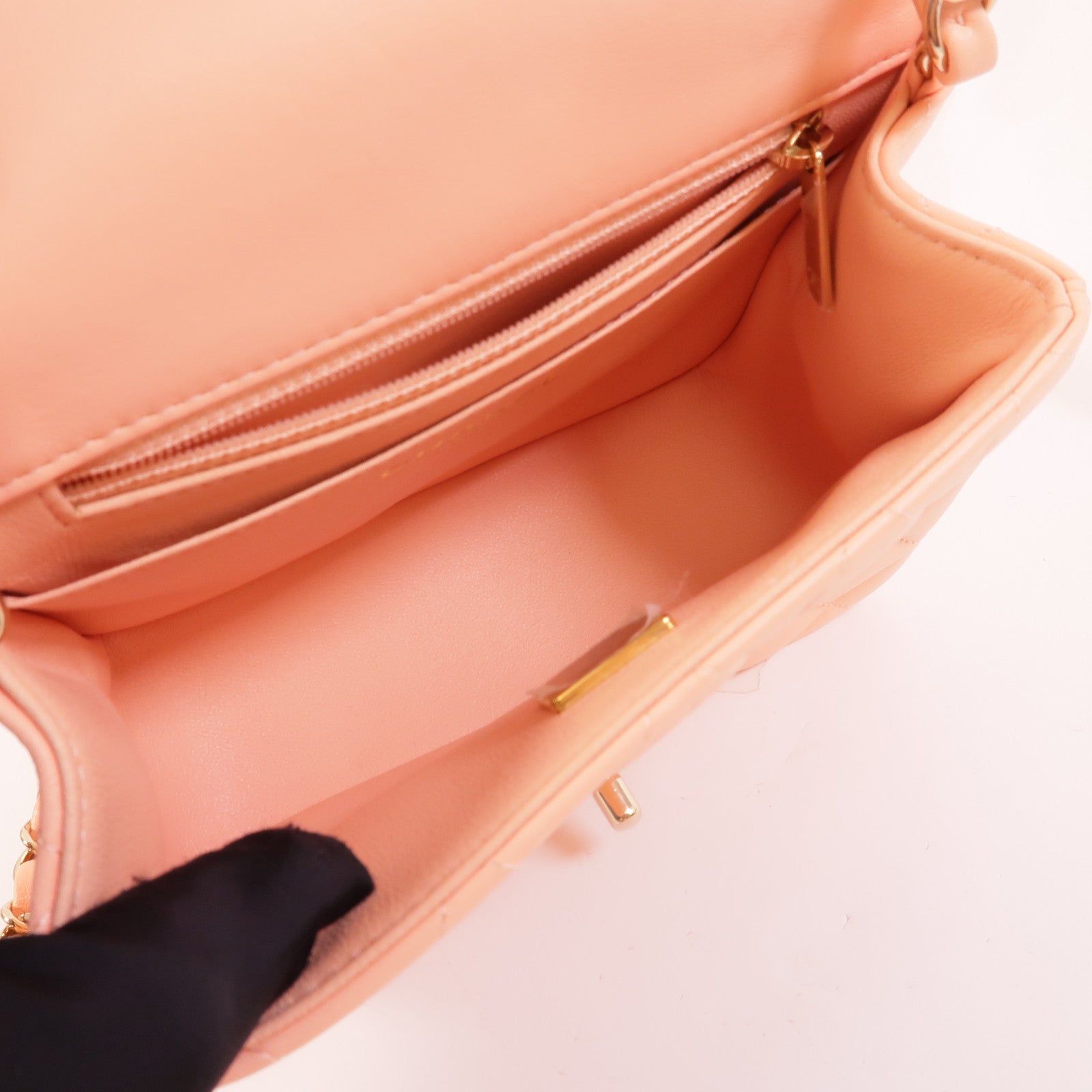 CHANEL 羊皮皮革Classic 17鏈帶肩背袋