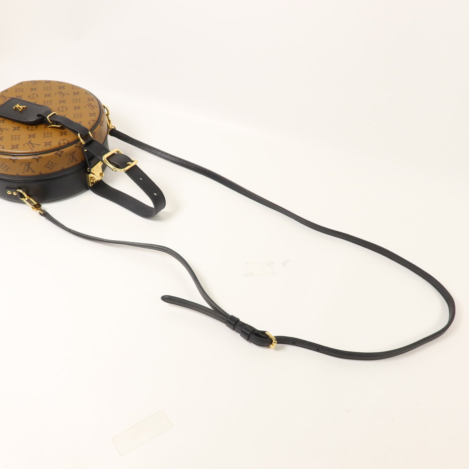 LOUIS VUITTON Monogram Reverse Petite Boite Chapeau手挽肩背兩用袋