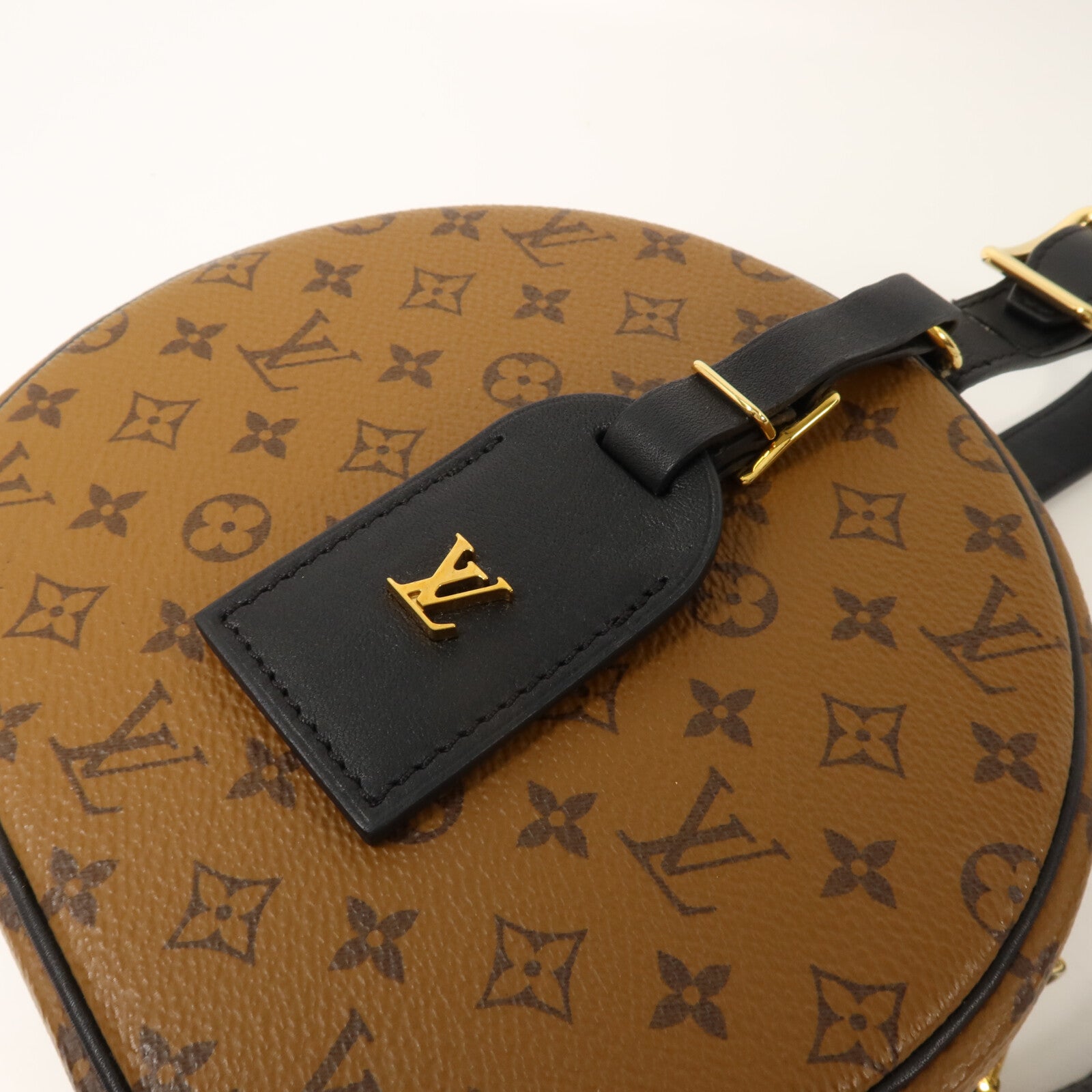 LOUIS VUITTON Monogram Reverse Petite Boite Chapeau手挽肩背兩用袋