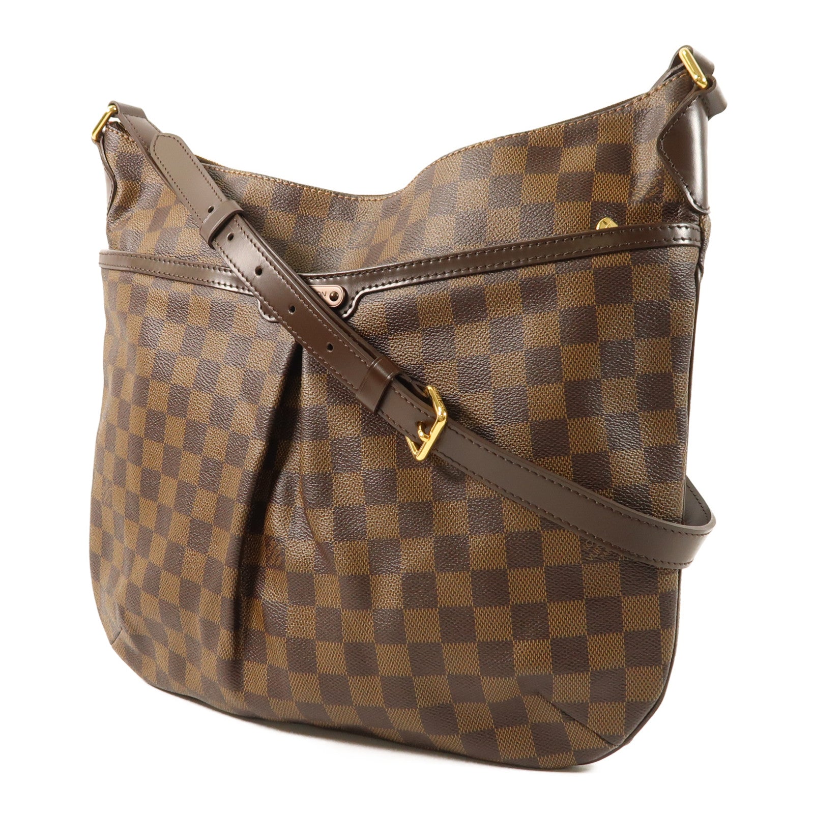 LOUIS VUITTON Damier Bloomsbury GM金扣肩背袋