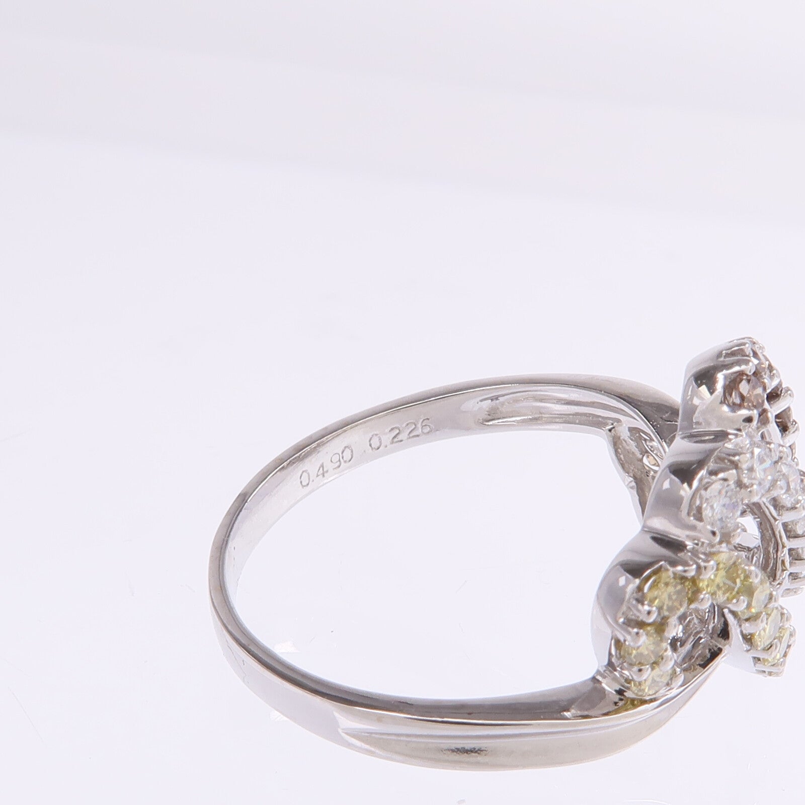 JEWELRY 【激減優惠】18K白金Diamond Ring鑽石戒指US#6.25