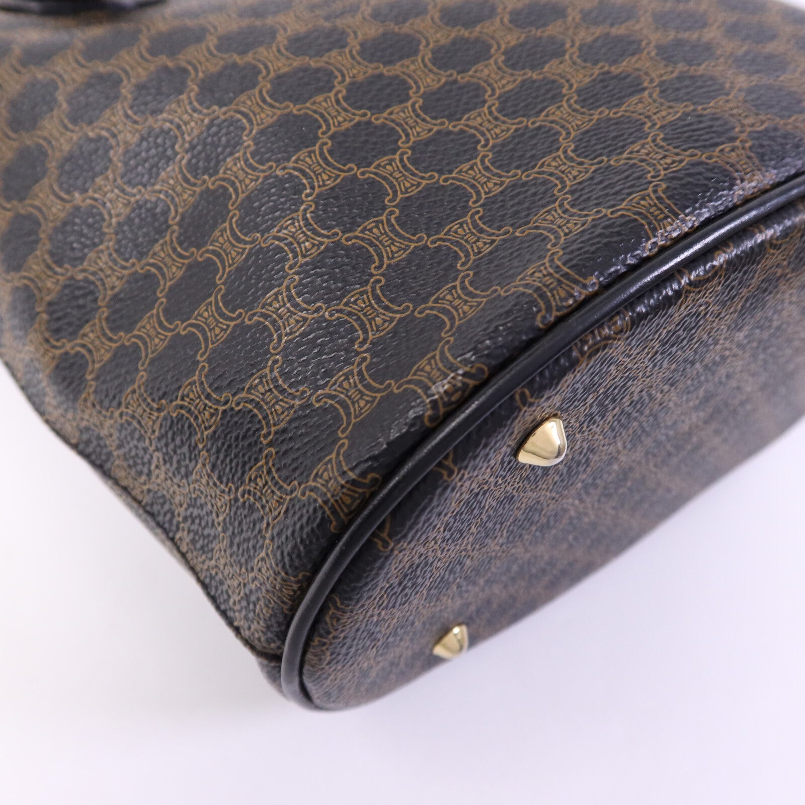 CELINE 牛皮皮革Tote Bag金扣手挽袋