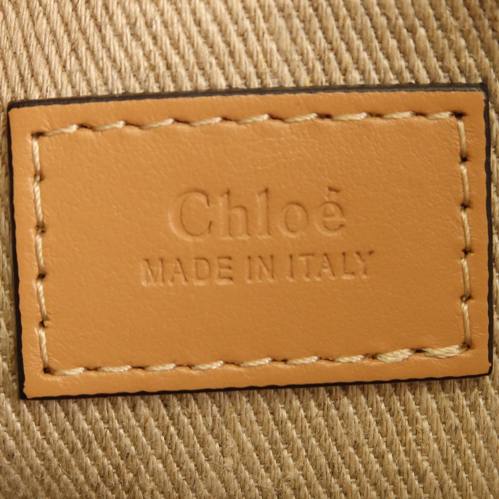 Chloe 帆布Woody Medium肩背袋