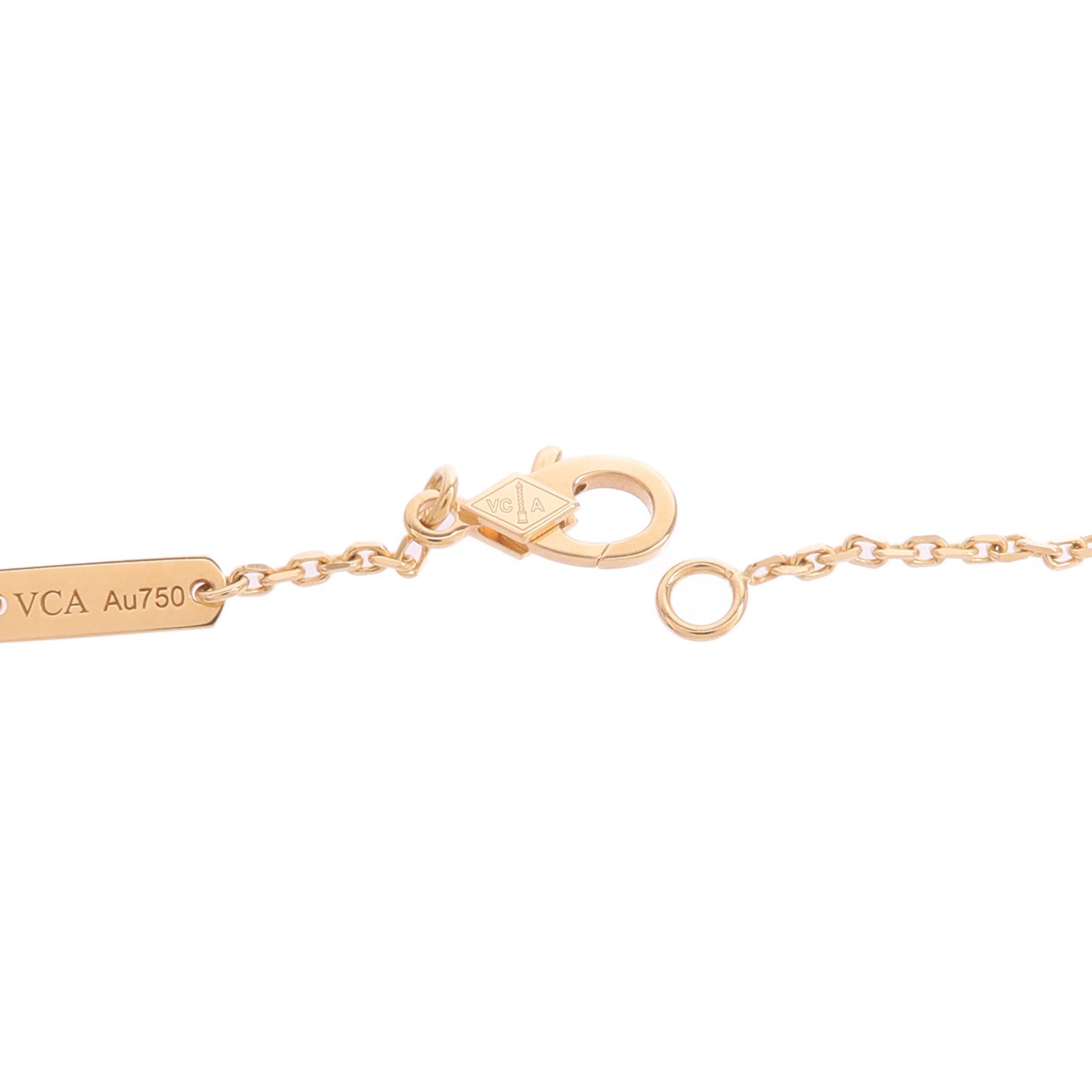 Van Cleef & Arpels 18K玫瑰金Vintage Alhambra項鍊