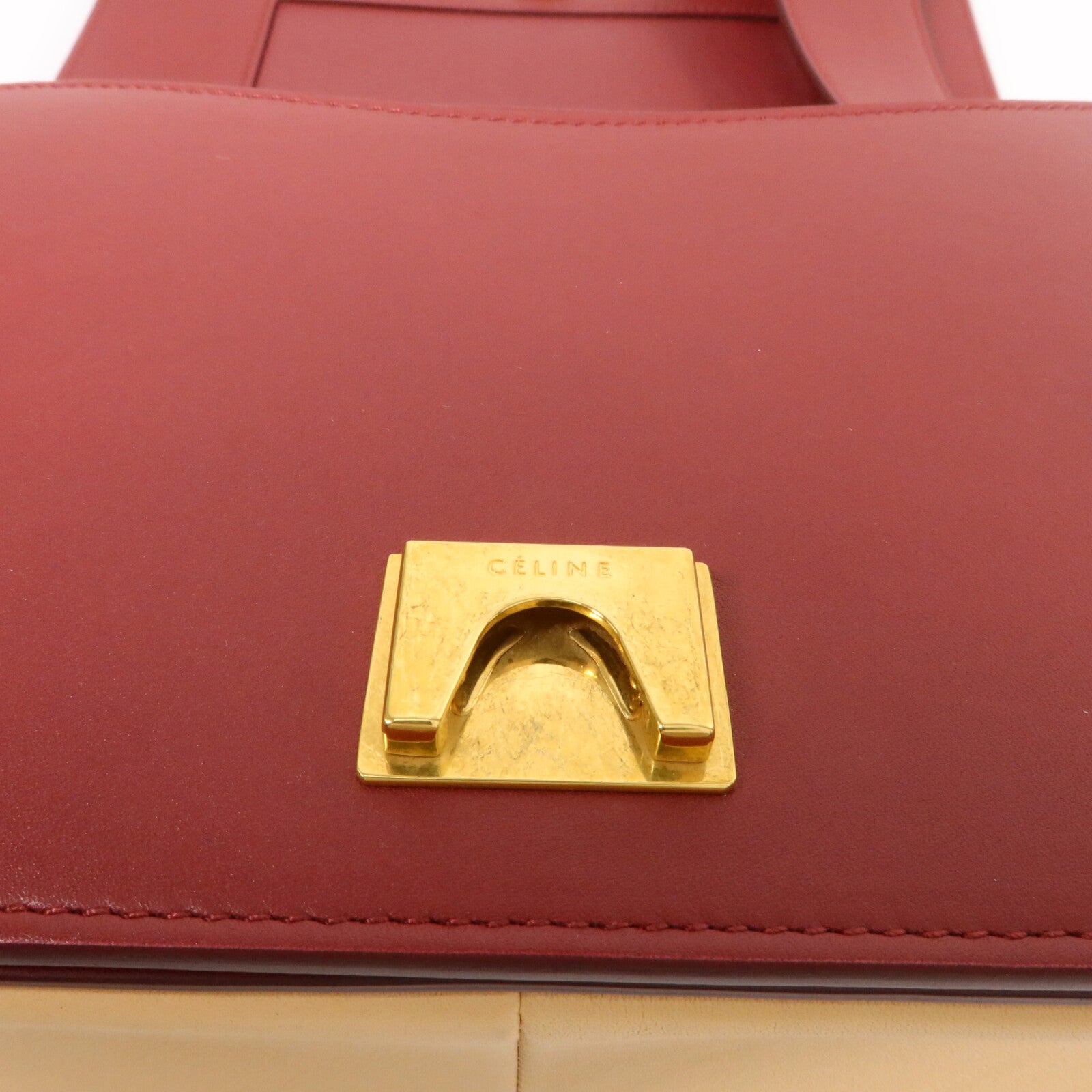 CELINE 牛皮皮革Frame肩背袋
