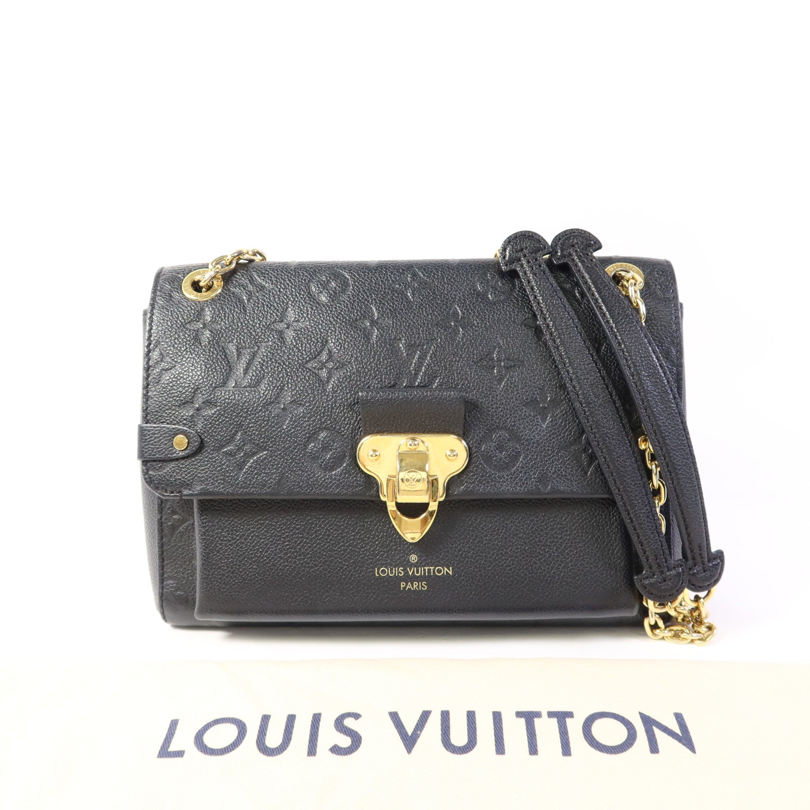 LOUIS VUITTON Monogram Empreinte Vavin PM金扣肩背袋