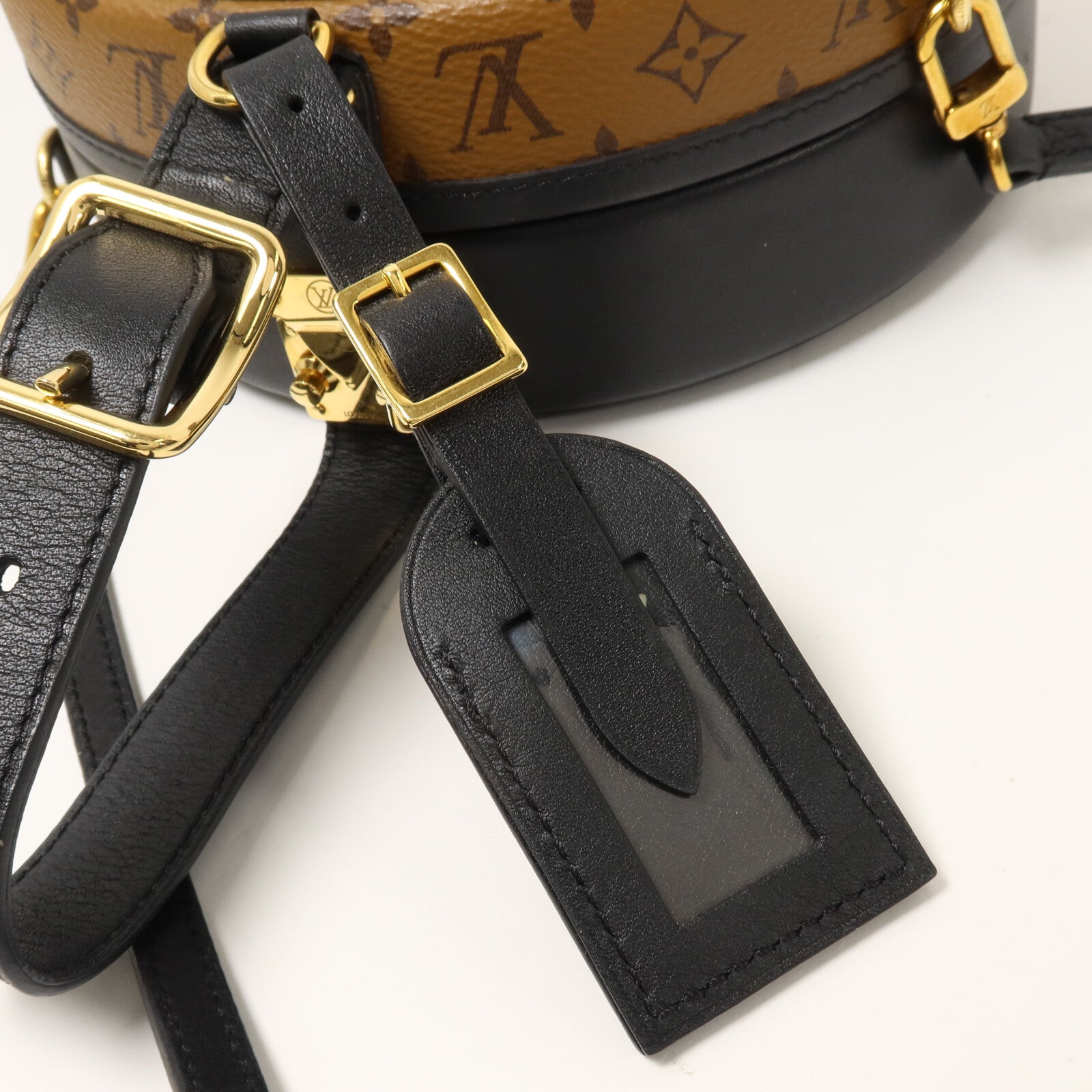 LOUIS VUITTON Monogram Reverse Petite Boite Chapeau手挽肩背兩用袋