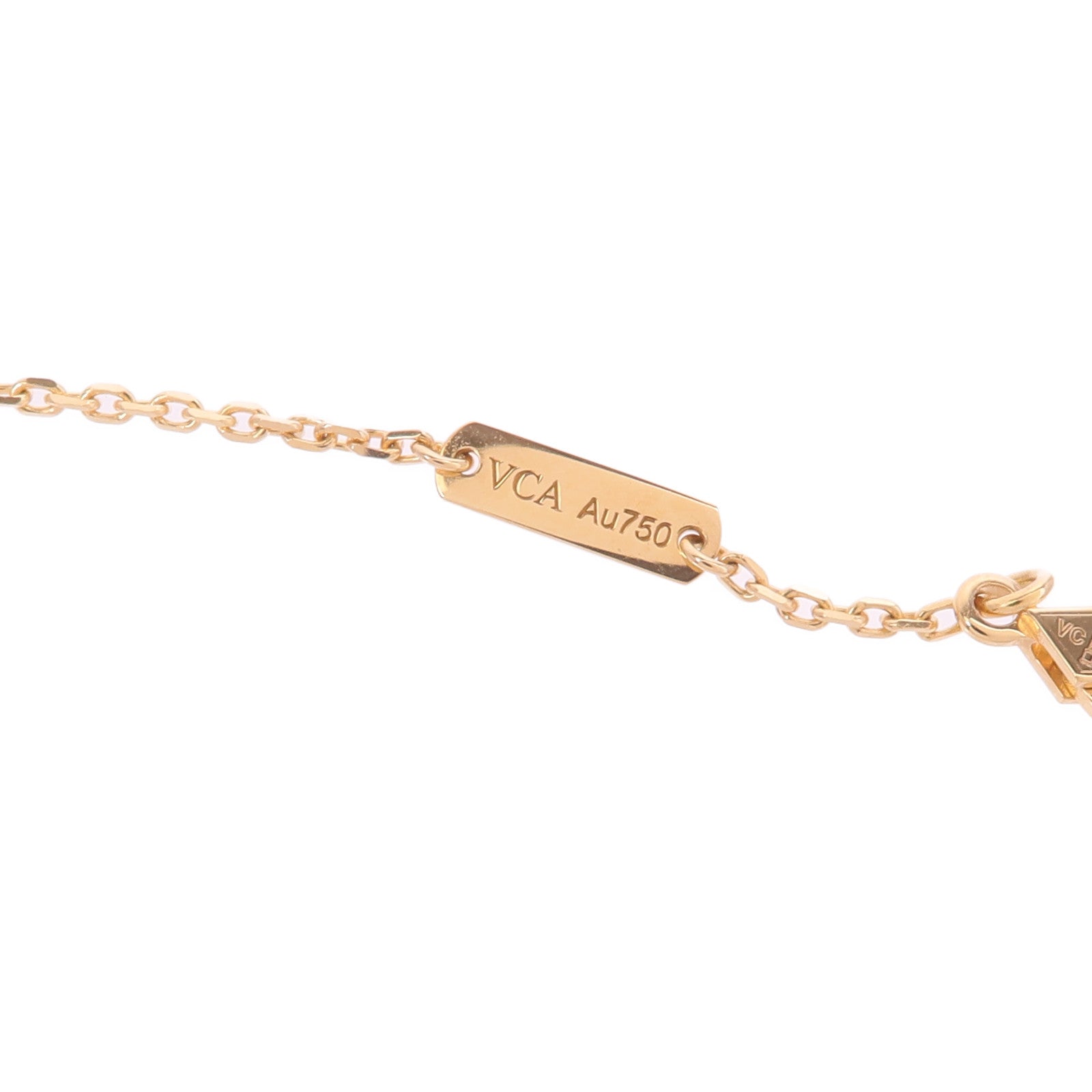Van Cleef & Arpels 18K玫瑰金Vintage Alhambra項鍊