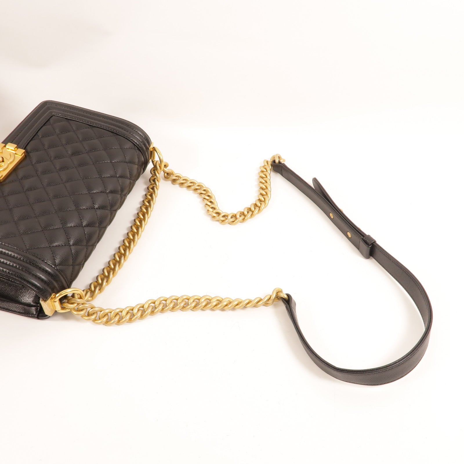 CHANEL 牛皮皮革Boy 25肩背袋