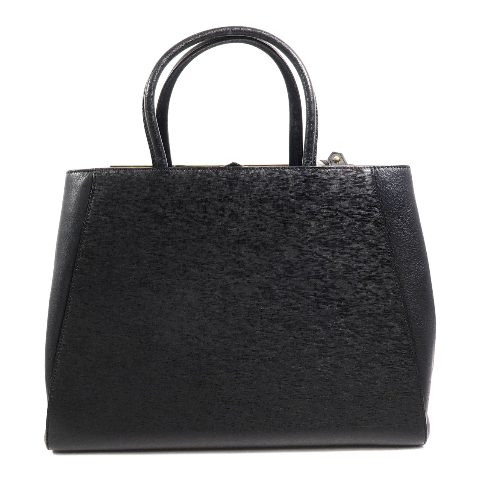 FENDI 牛皮皮革2 Jours金扣手挽肩背兩用袋