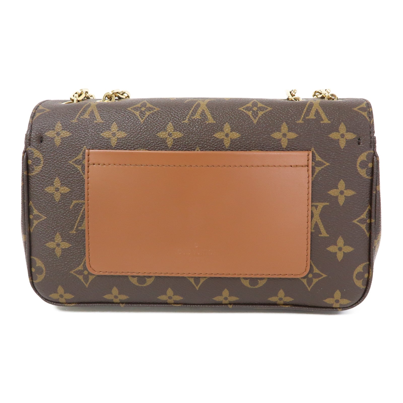 LOUIS VUITTON Monogram Marceau金扣鏈帶肩背袋啡色
