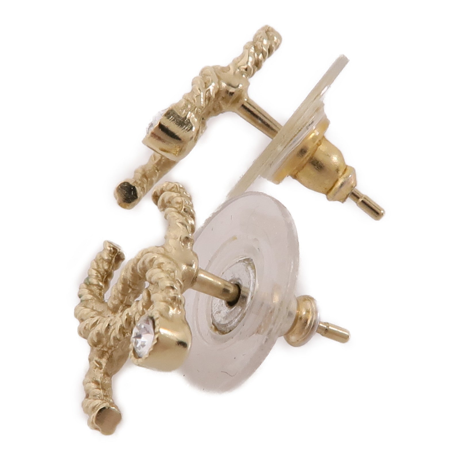 CHANEL 金屬Earrings耳環金色