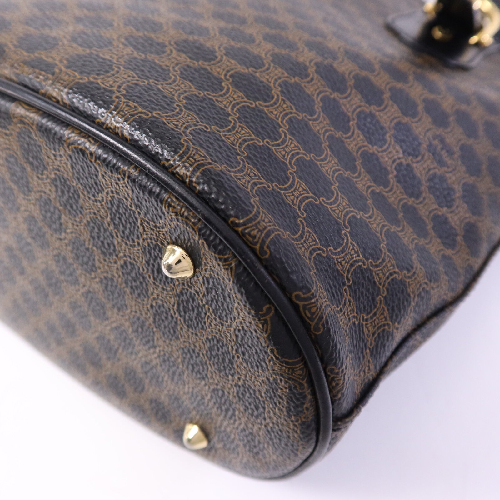 CELINE 牛皮皮革Tote Bag金扣手挽袋