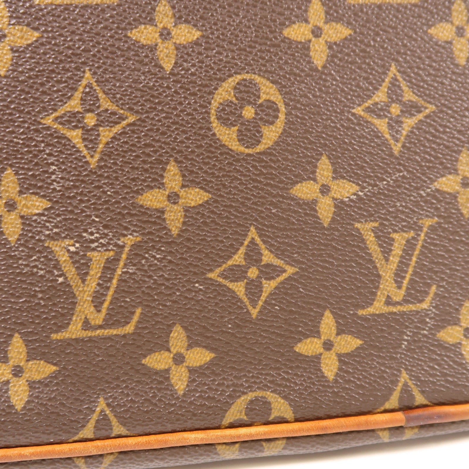 LOUIS VUITTON Monogram Palermo PM金扣手挽肩背兩用袋棕色