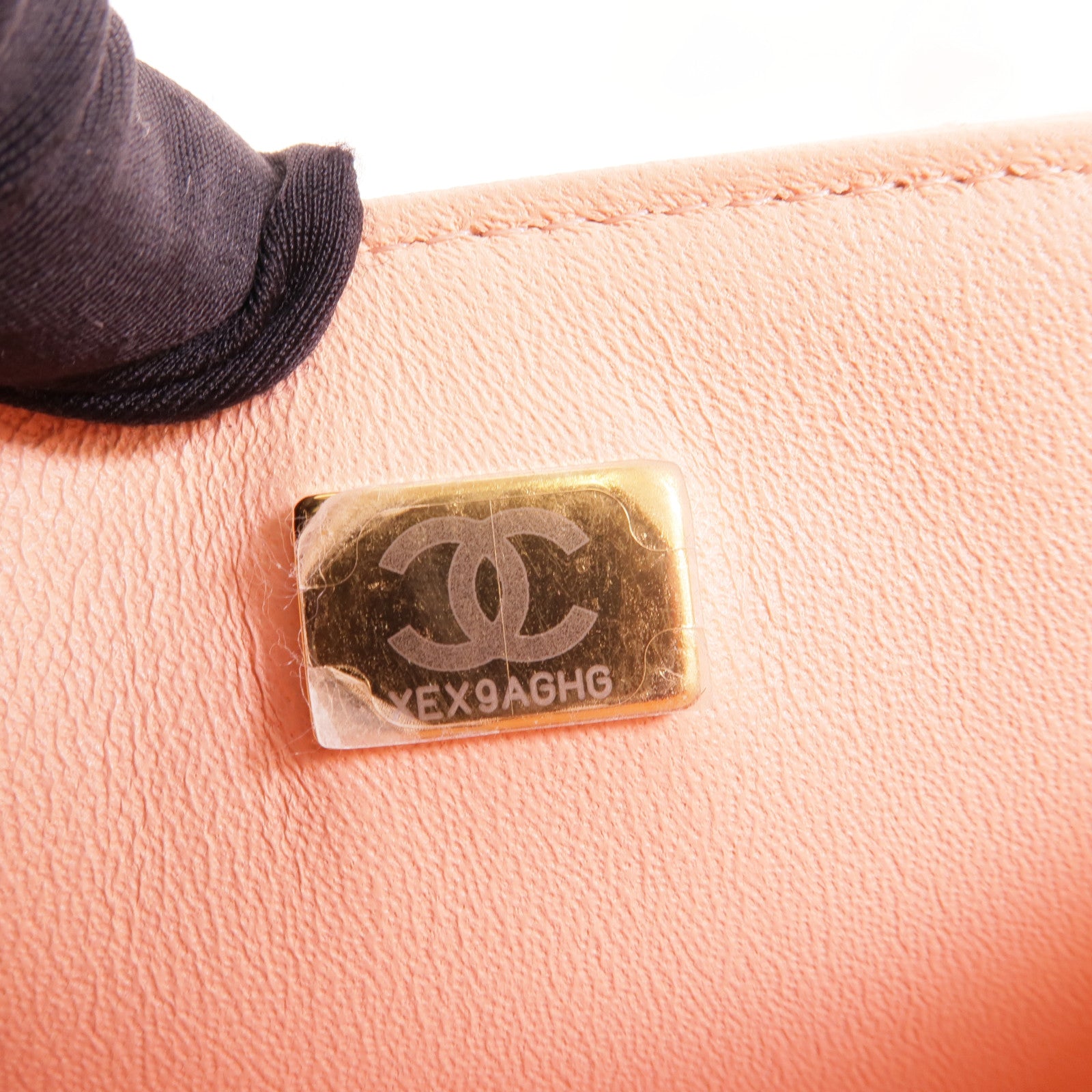 CHANEL 羊皮皮革Classic 17鏈帶肩背袋
