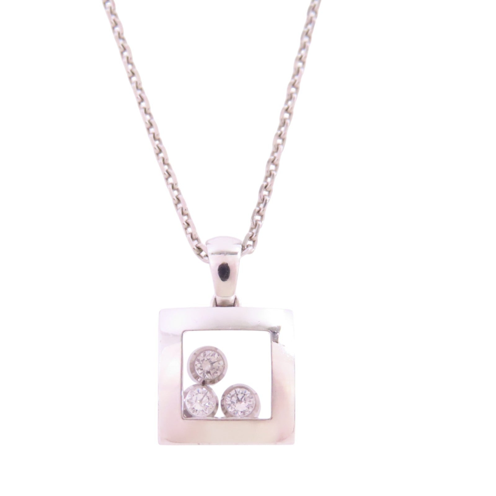 Chopard 【激減優惠】18K白金/鑽石Happy Diamonds Necklace項鏈