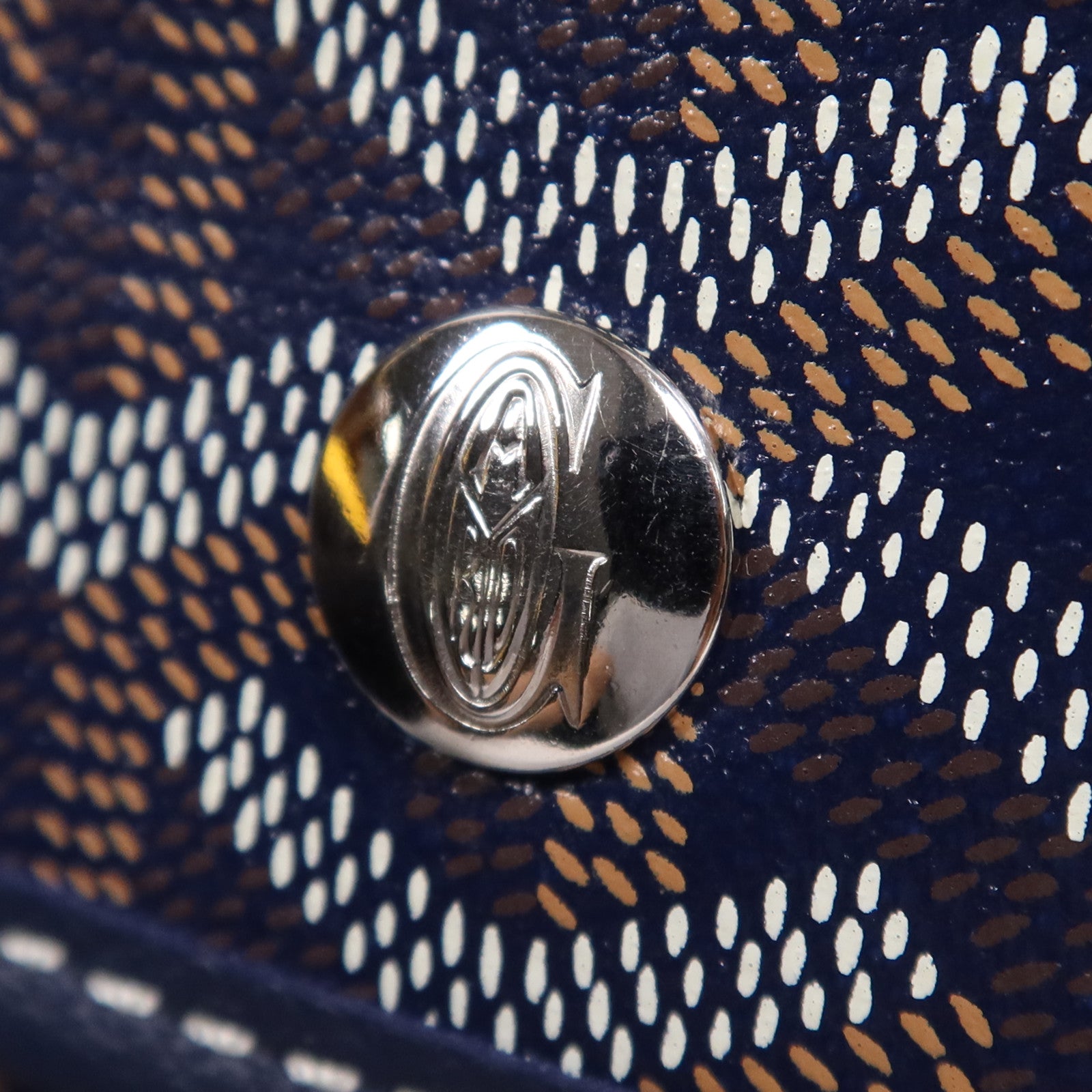 GOYARD 塗層帆布Boheme Hobo Bag銀扣肩背袋