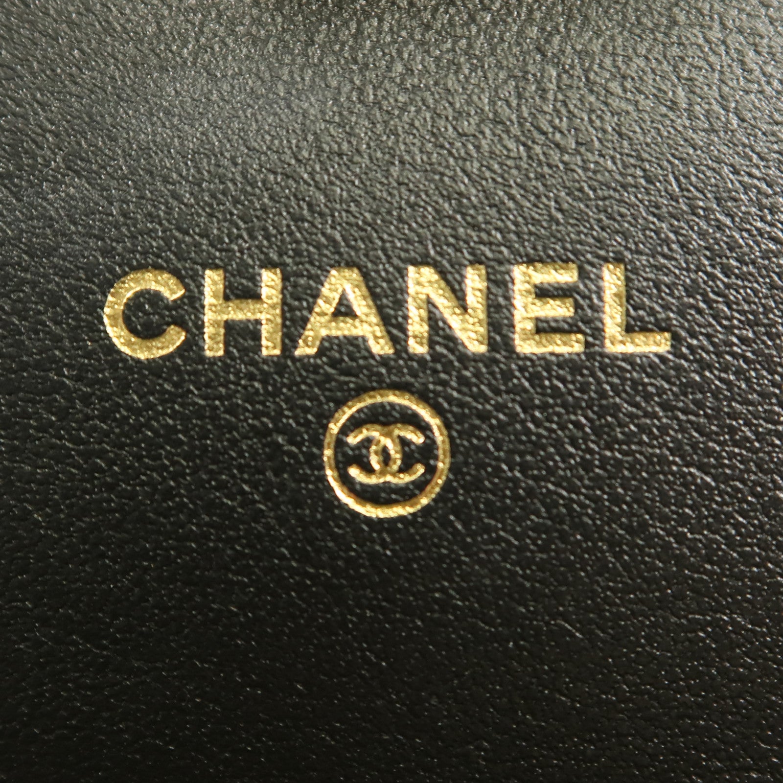 CHANEL 牛皮皮革Shoulder Bag金扣鏈帶肩背袋