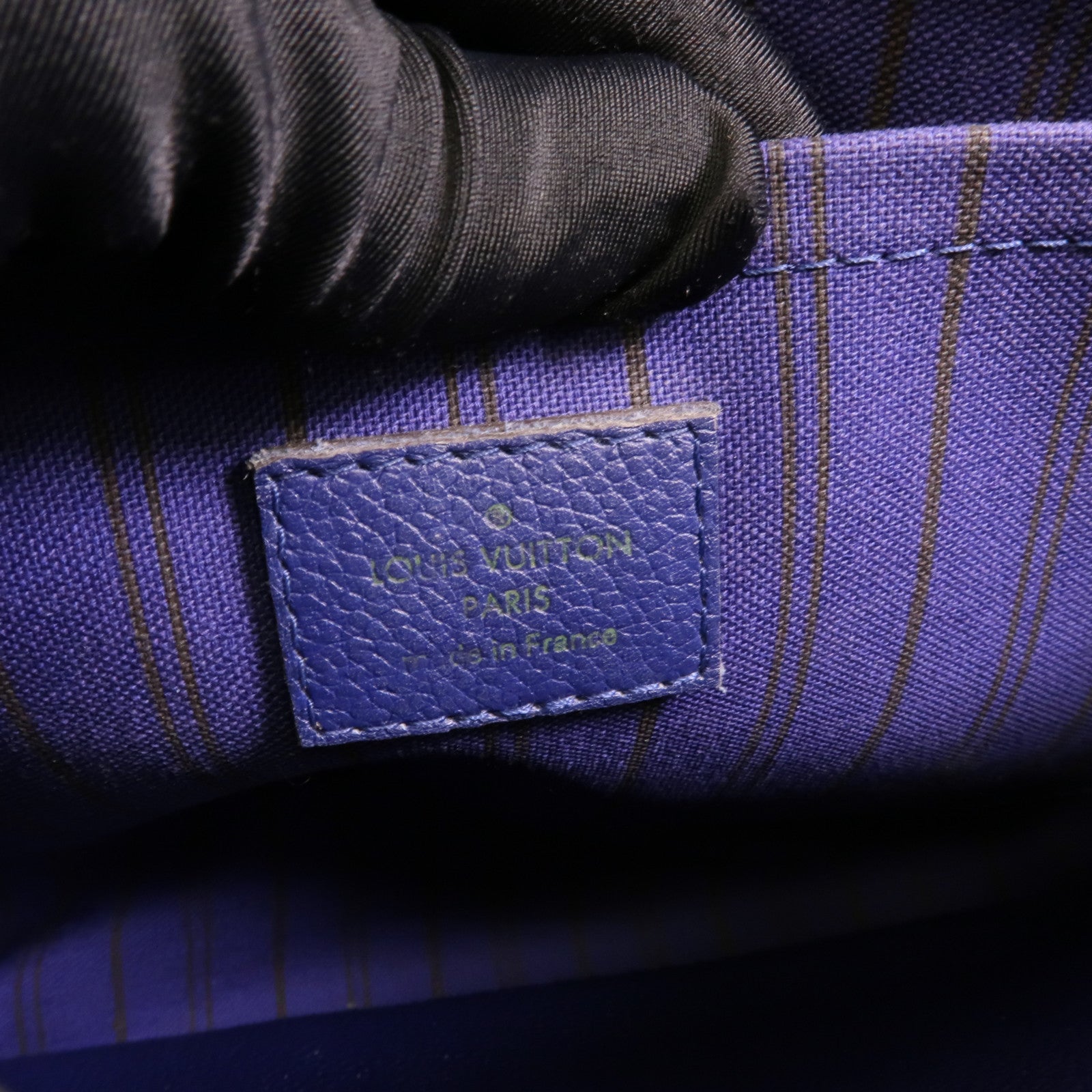 LOUIS VUITTON Monogram Empreinte Montaigne MM手挽肩背兩用袋