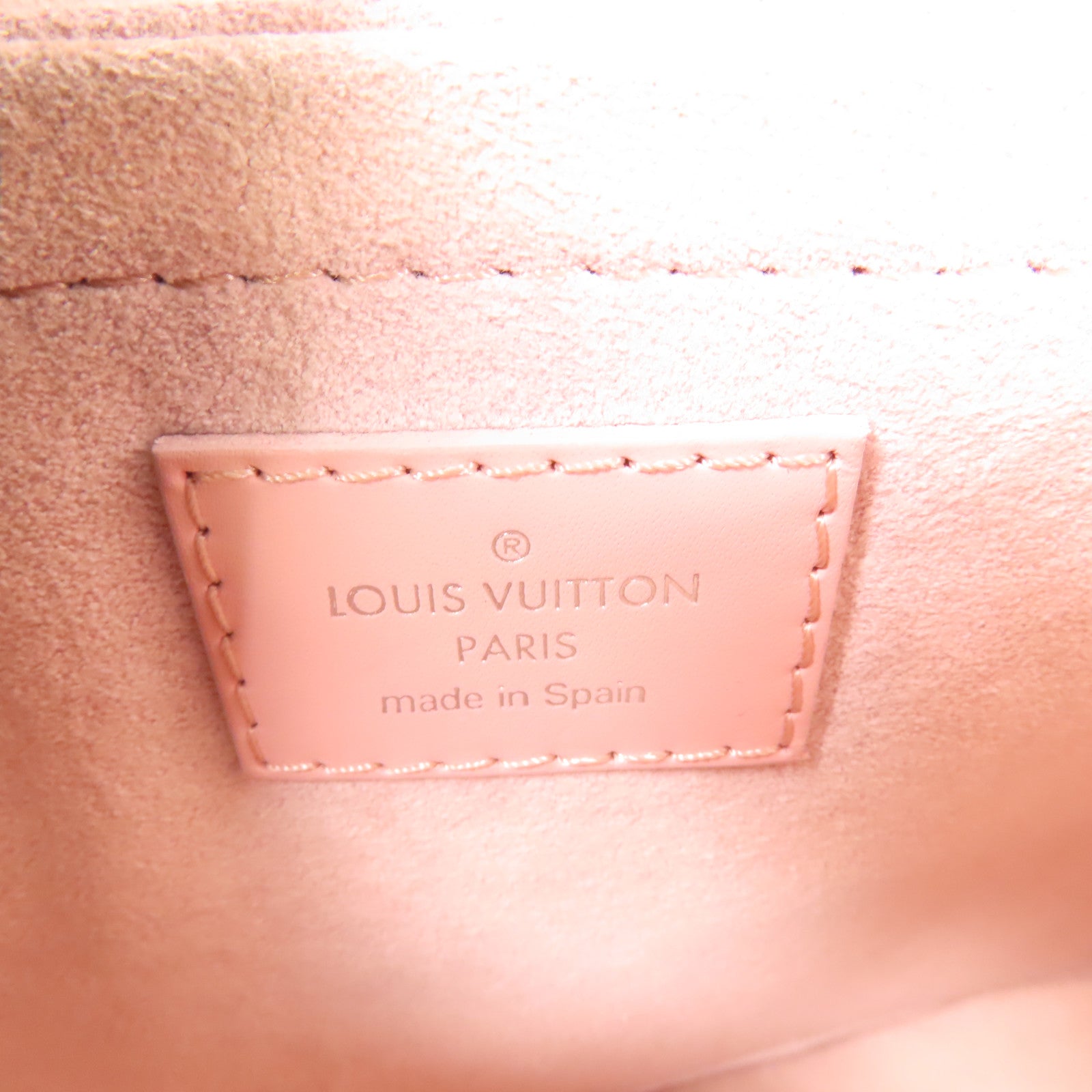 LOUIS VUITTON LV SHW Saint Michel Shoulder Bag M44033 Monogram Epi Brown Pink