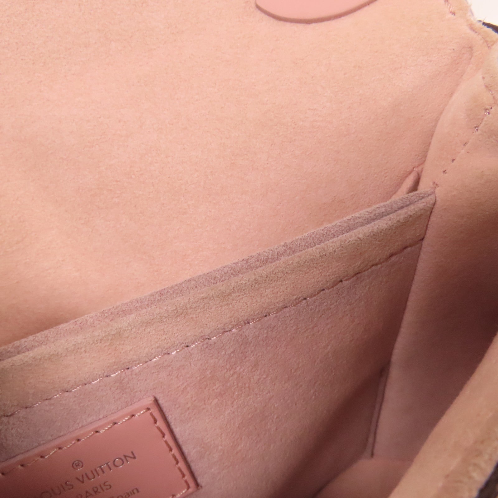 LOUIS VUITTON LV SHW Saint Michel Shoulder Bag M44033 Monogram Epi Brown Pink