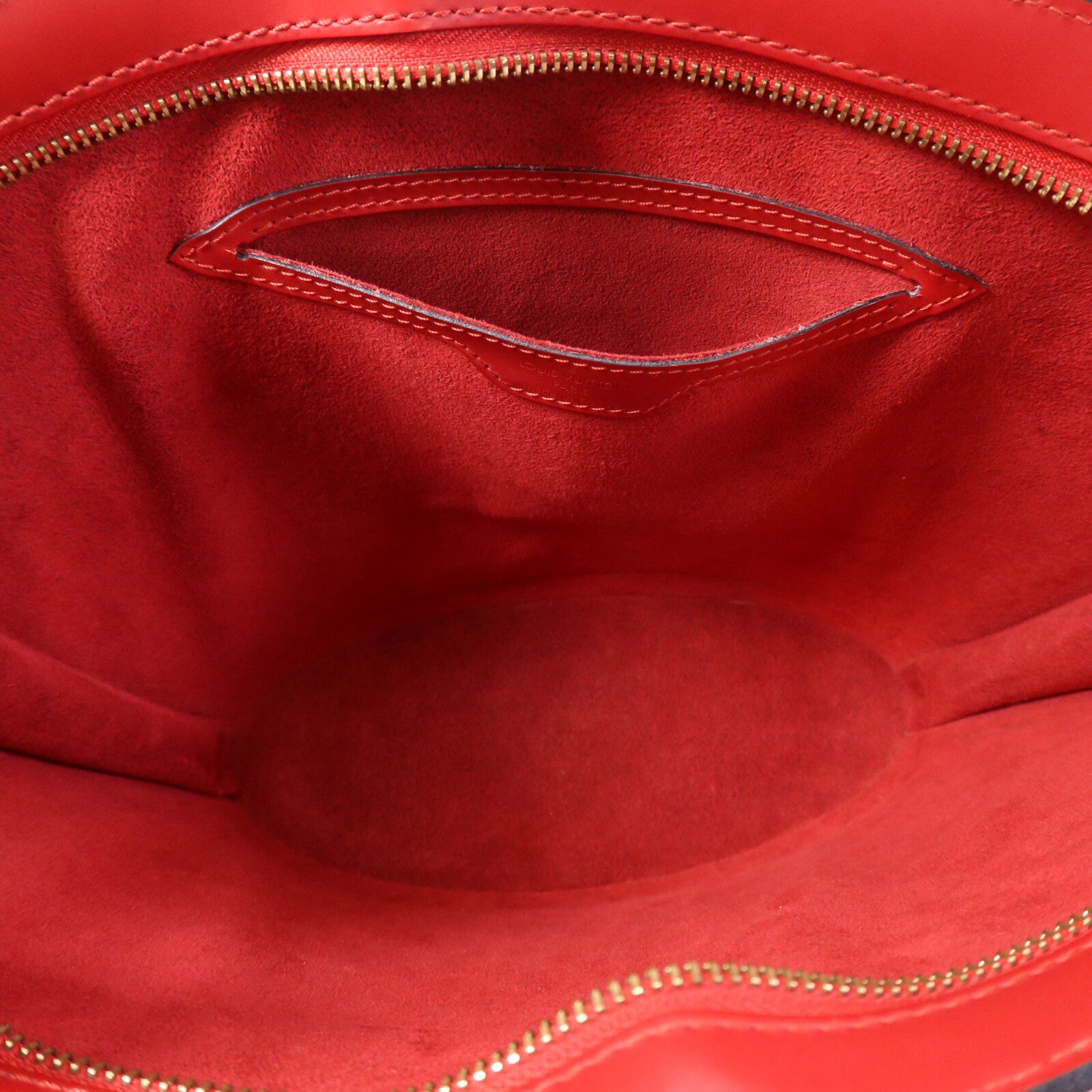 LOUIS VUITTON Epi Saint Jacques PM金扣手挽袋