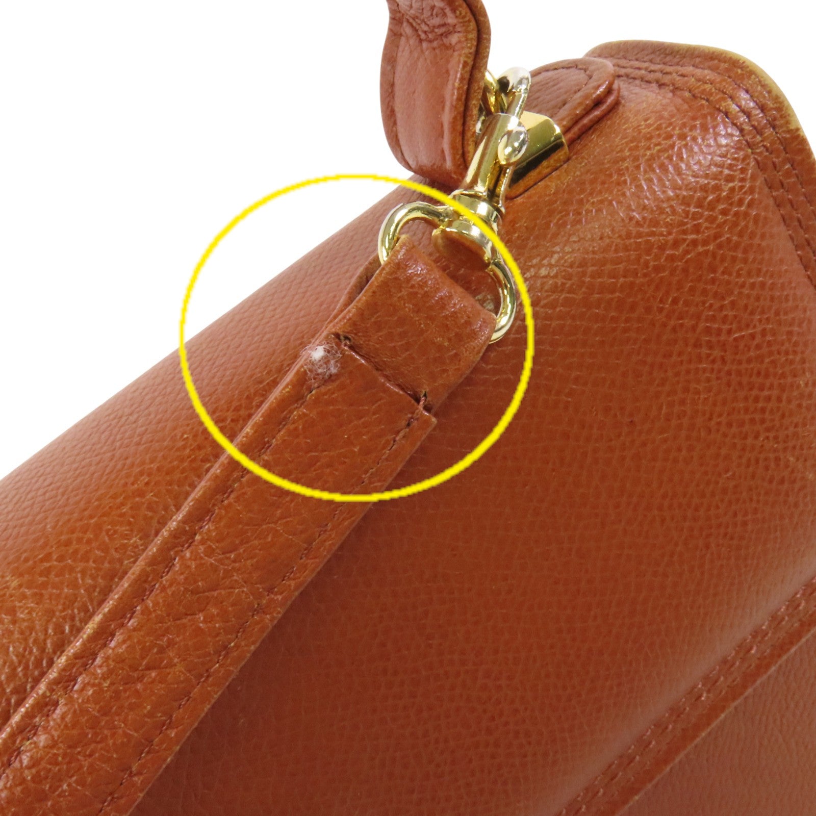 Valentino 【激減優惠】牛皮皮革2Way Shoulder Bag金扣手挽肩背兩用袋