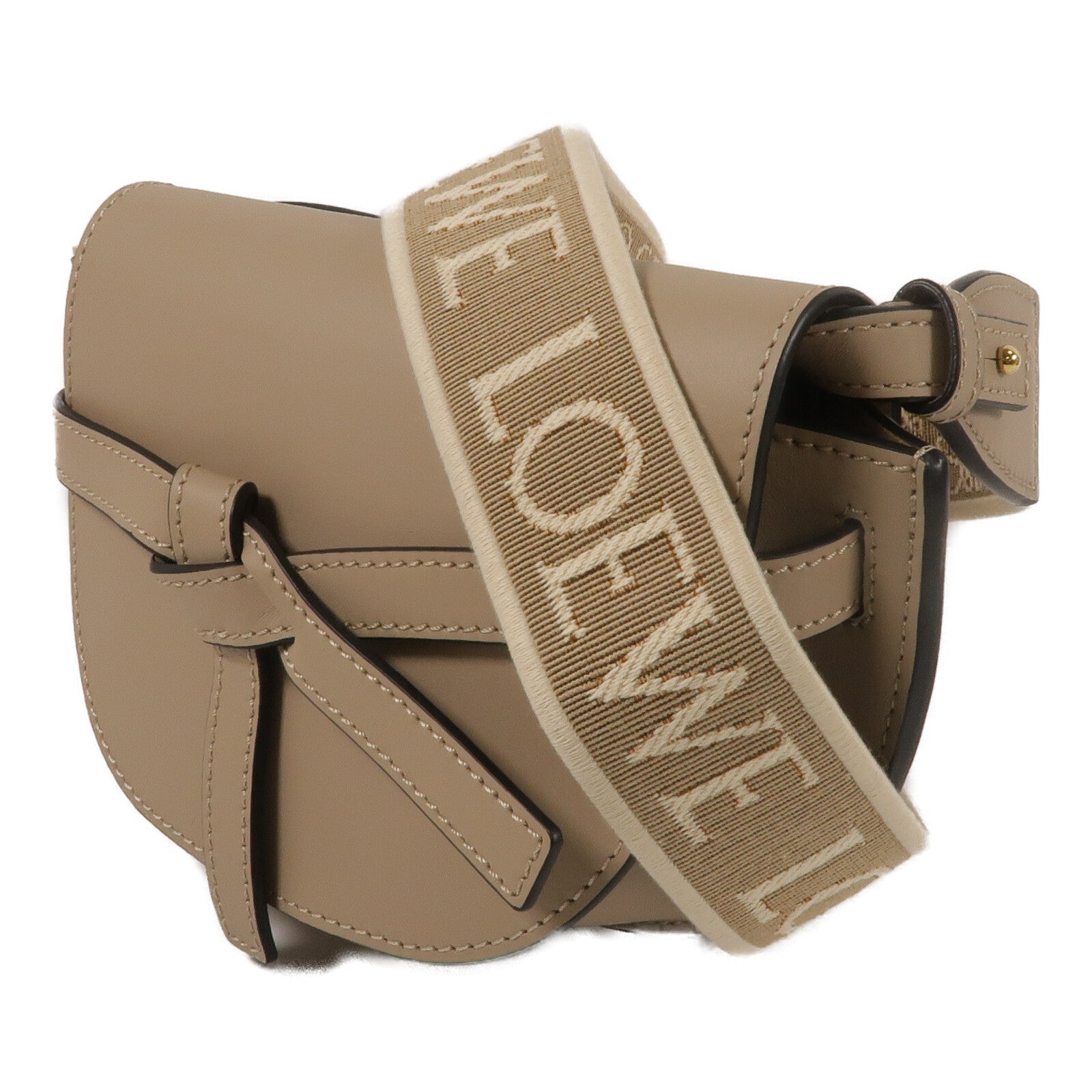 LOEWE 牛皮皮革Mini Gate肩背袋