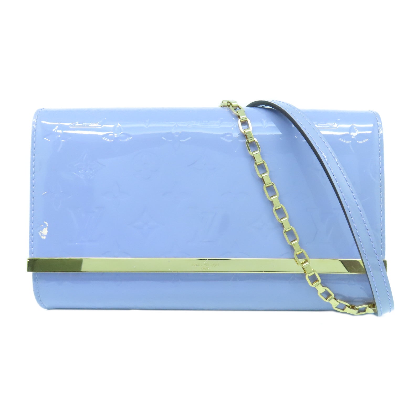LOUIS VUITTON 【激減優惠】Monogram Vernis ANA 2 Way Shoulder金扣手挽肩背兩用袋紫色