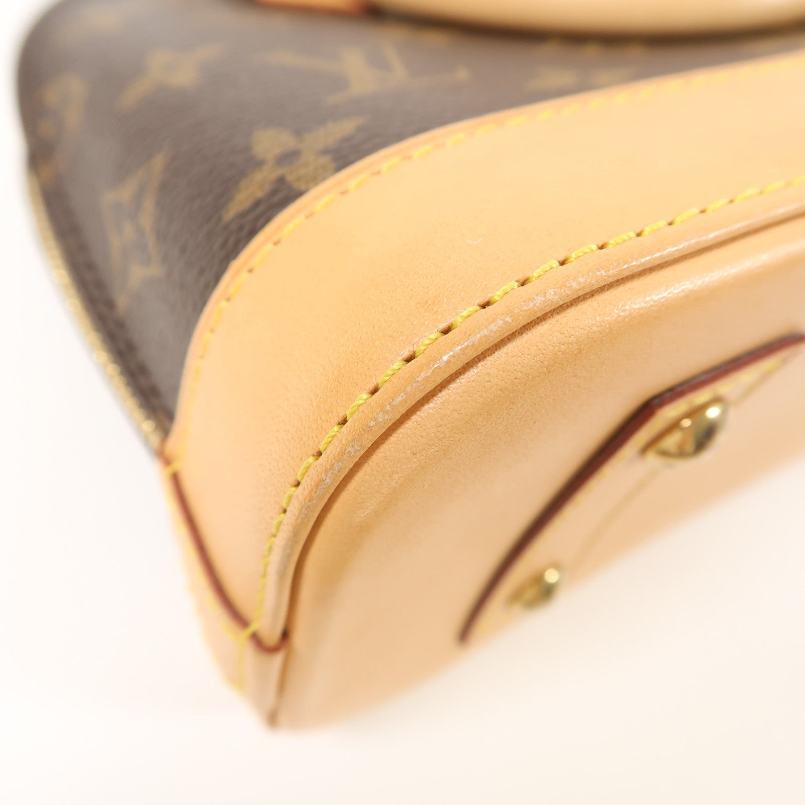 LOUIS VUITTON Monogram Alma BB金扣手挽肩背兩用袋啡色
