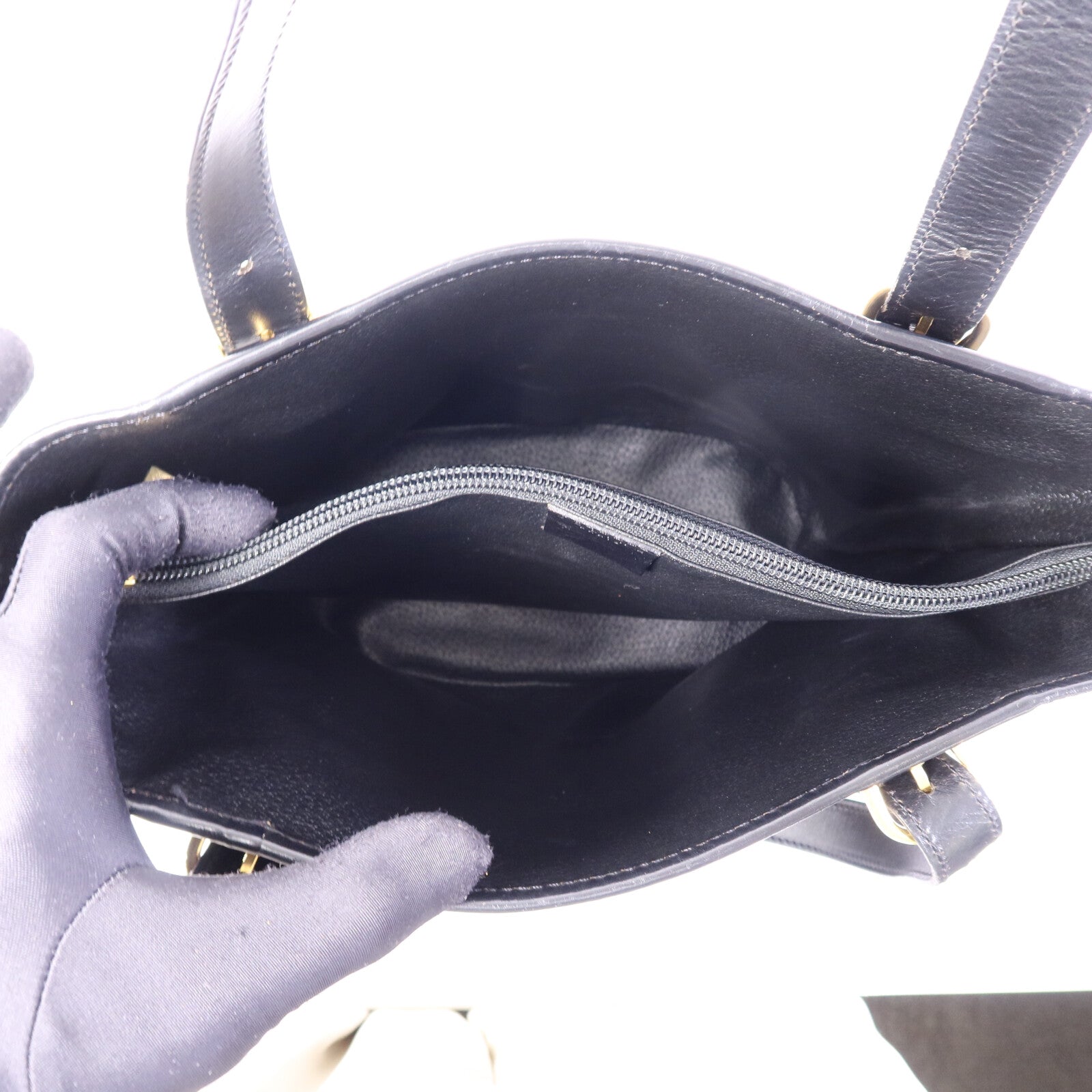 CELINE 牛皮皮革Tote Bag金扣手挽袋