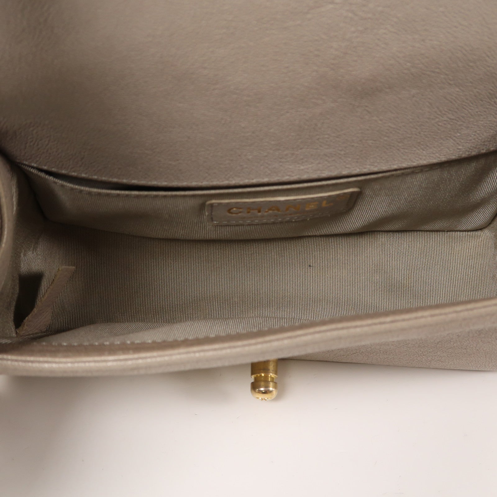 CHANEL 【激減優惠】牛皮皮革Boy 20金扣肩背袋